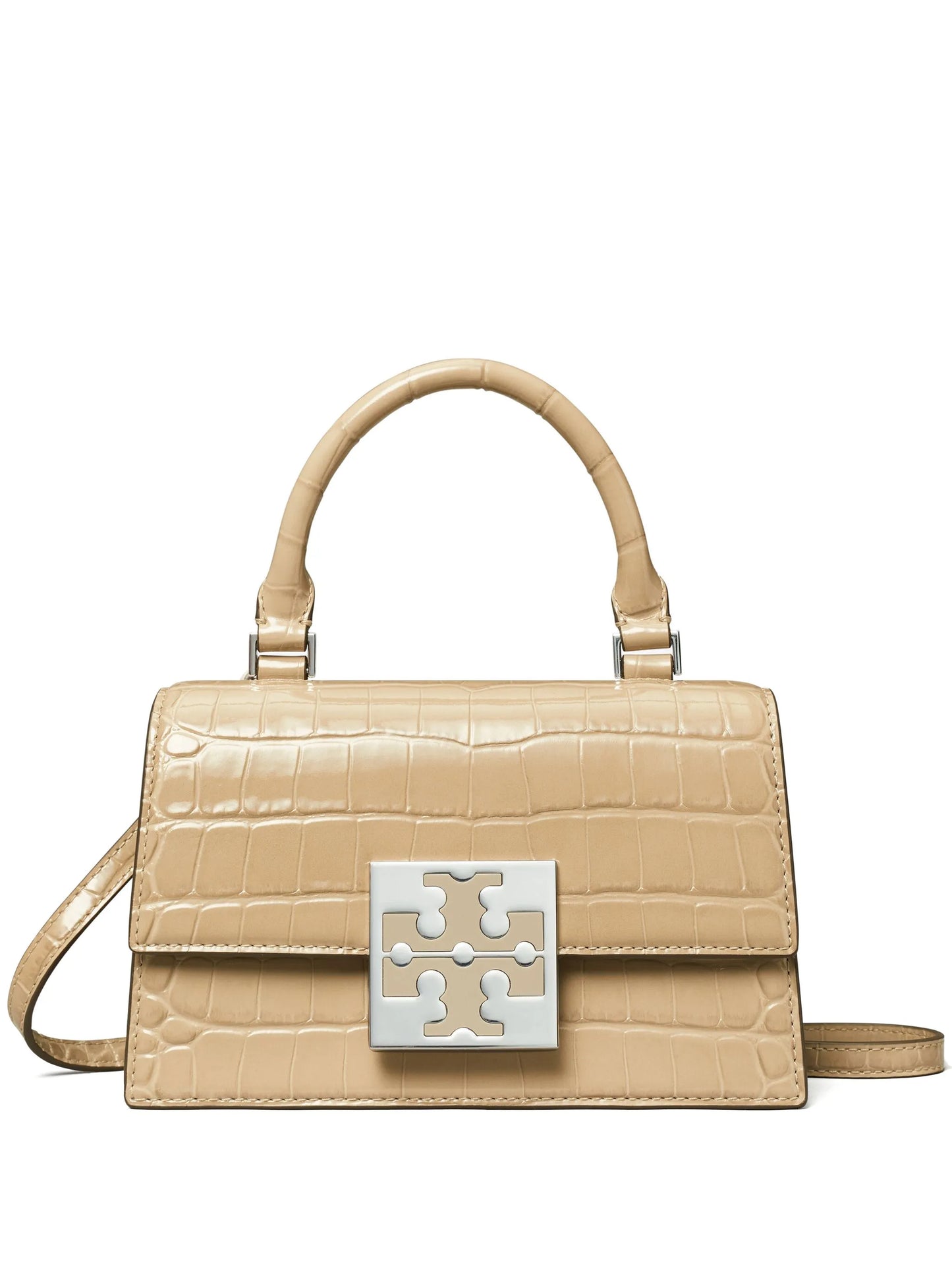 mini Bon Bon crocodile-embossed tote bag