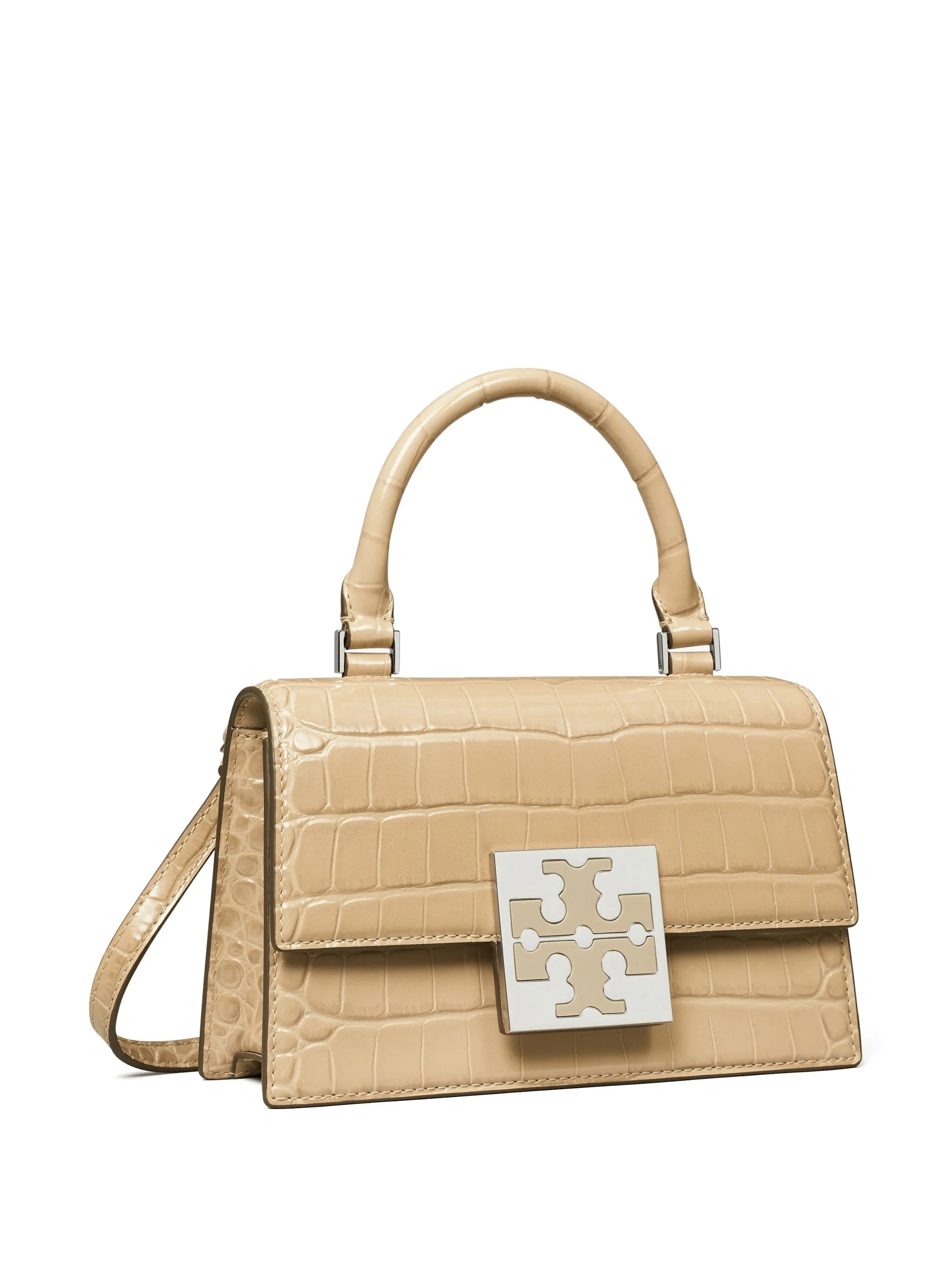 mini Bon Bon crocodile-embossed tote bag