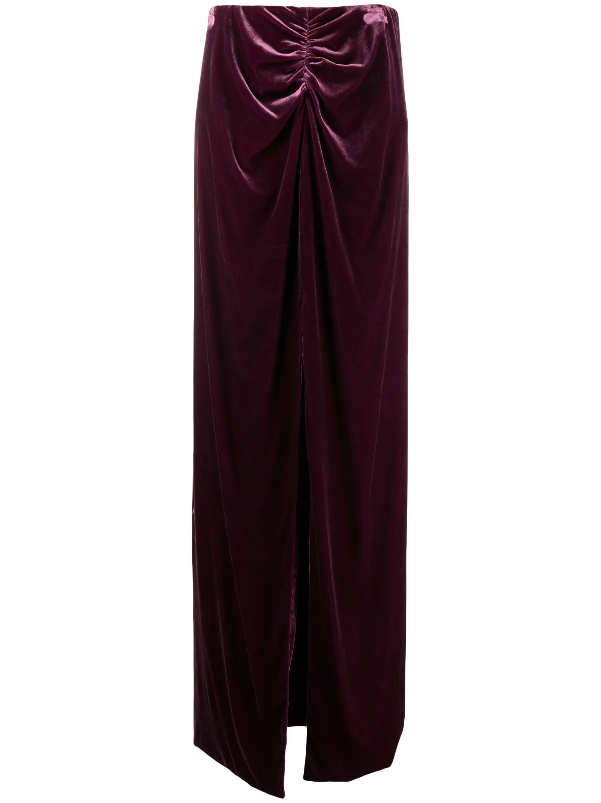 Nia velvet maxi skirt