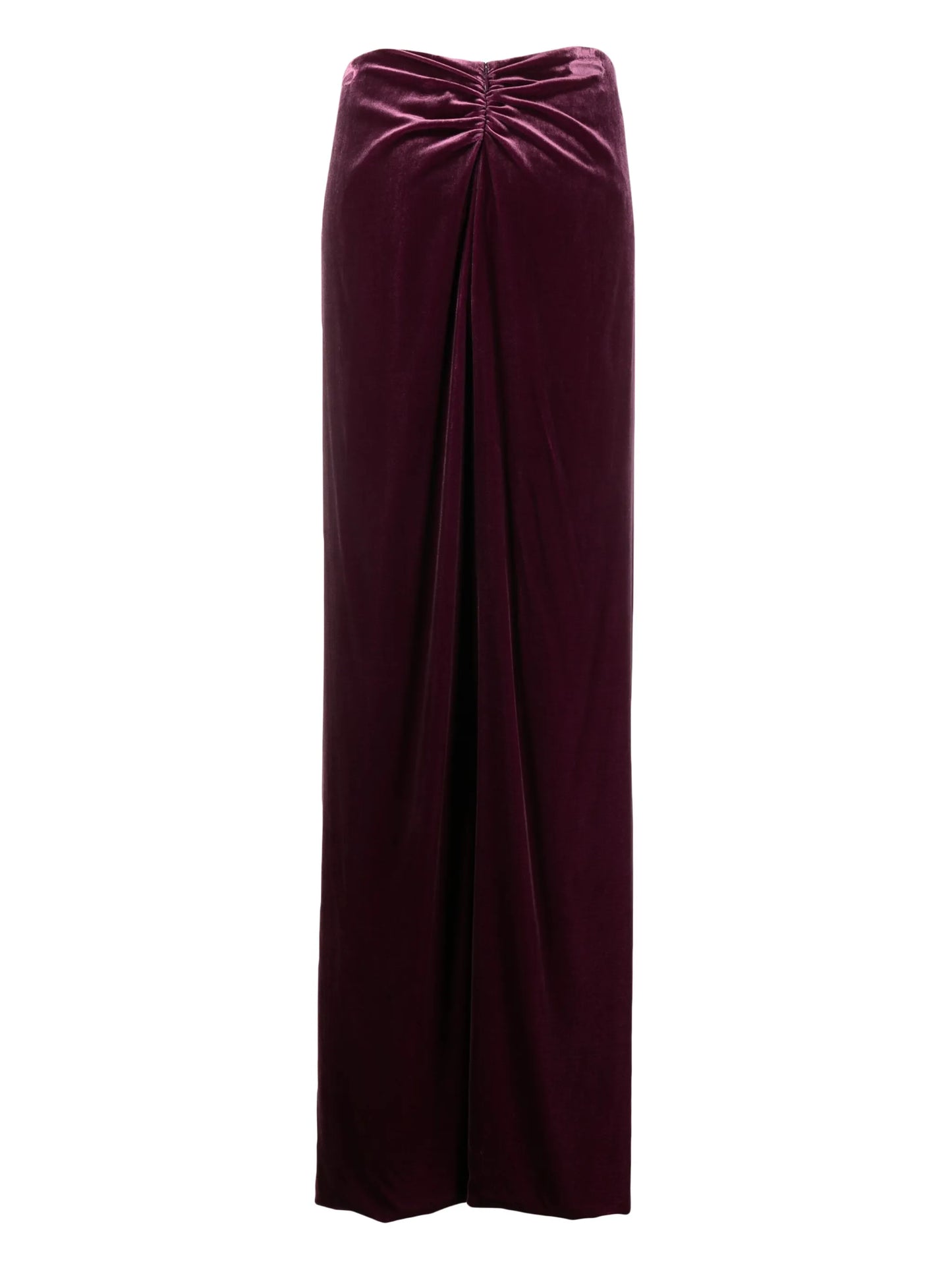 Nia velvet maxi skirt