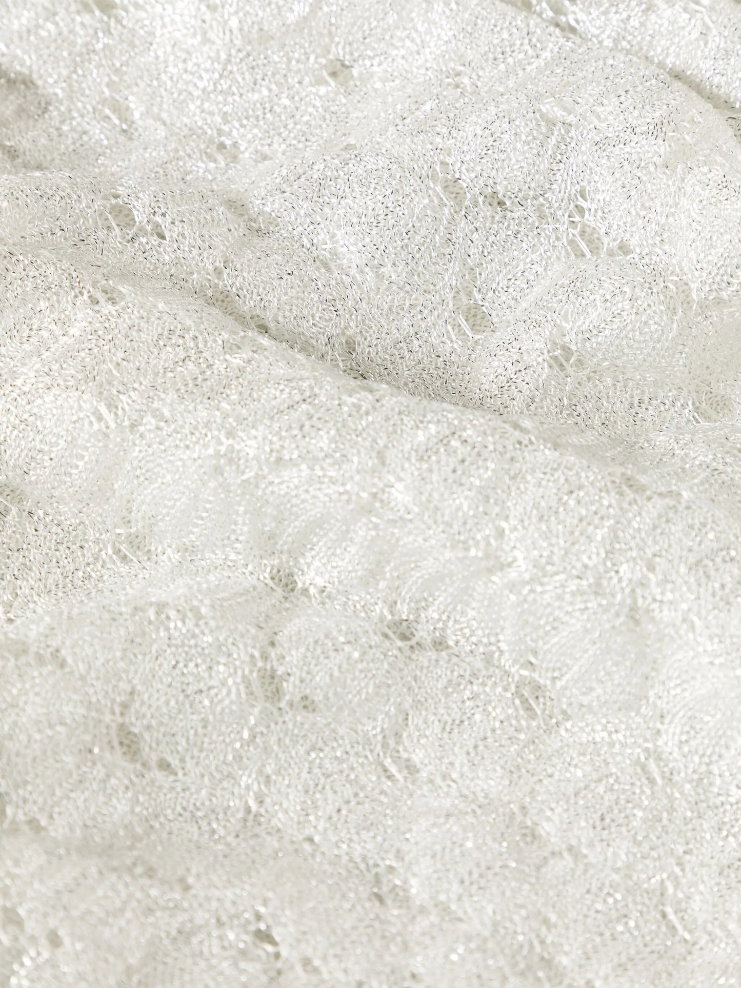 lace-effect maxi dress
