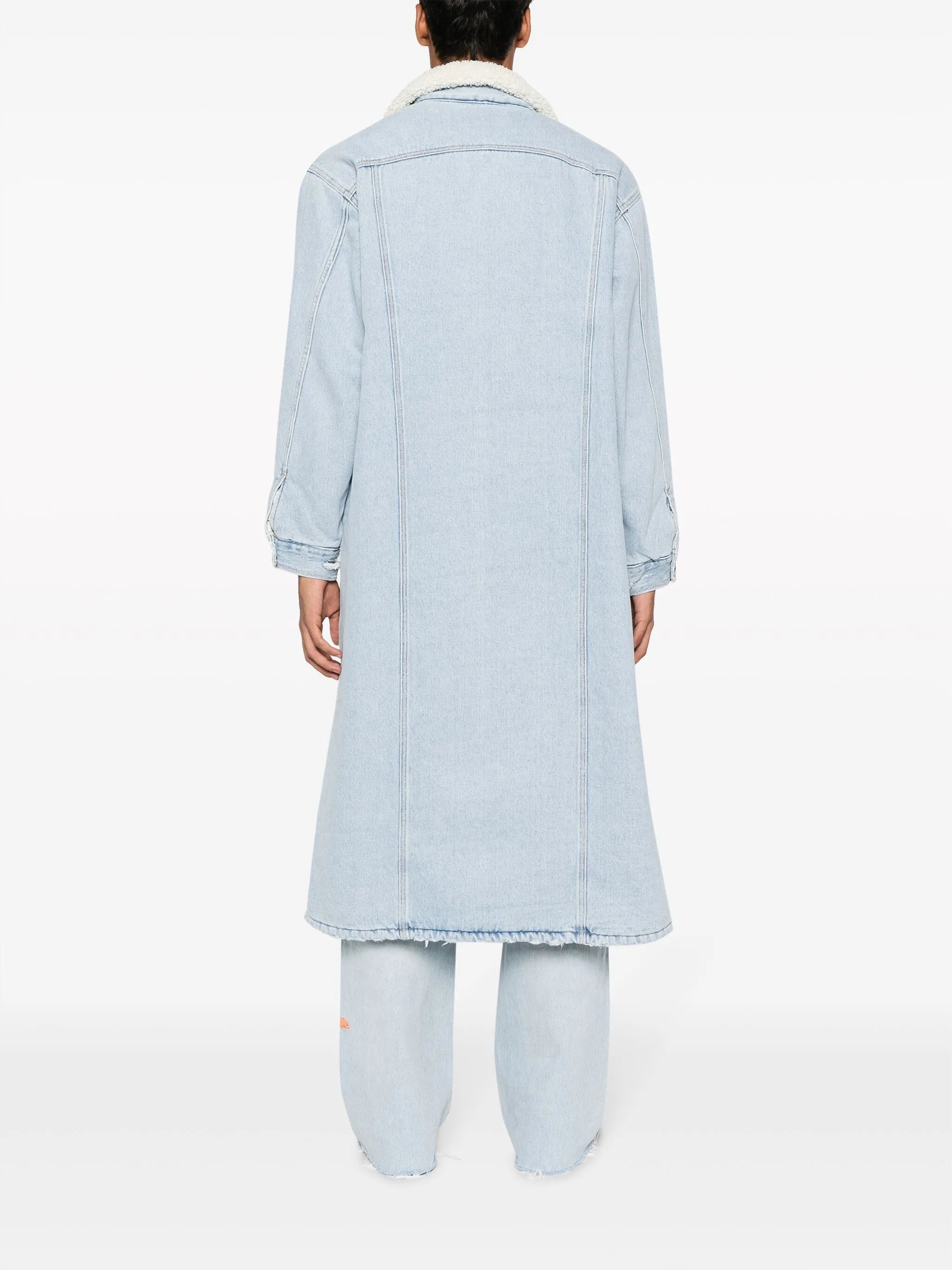 x Levi's sherpa-collar denim coat