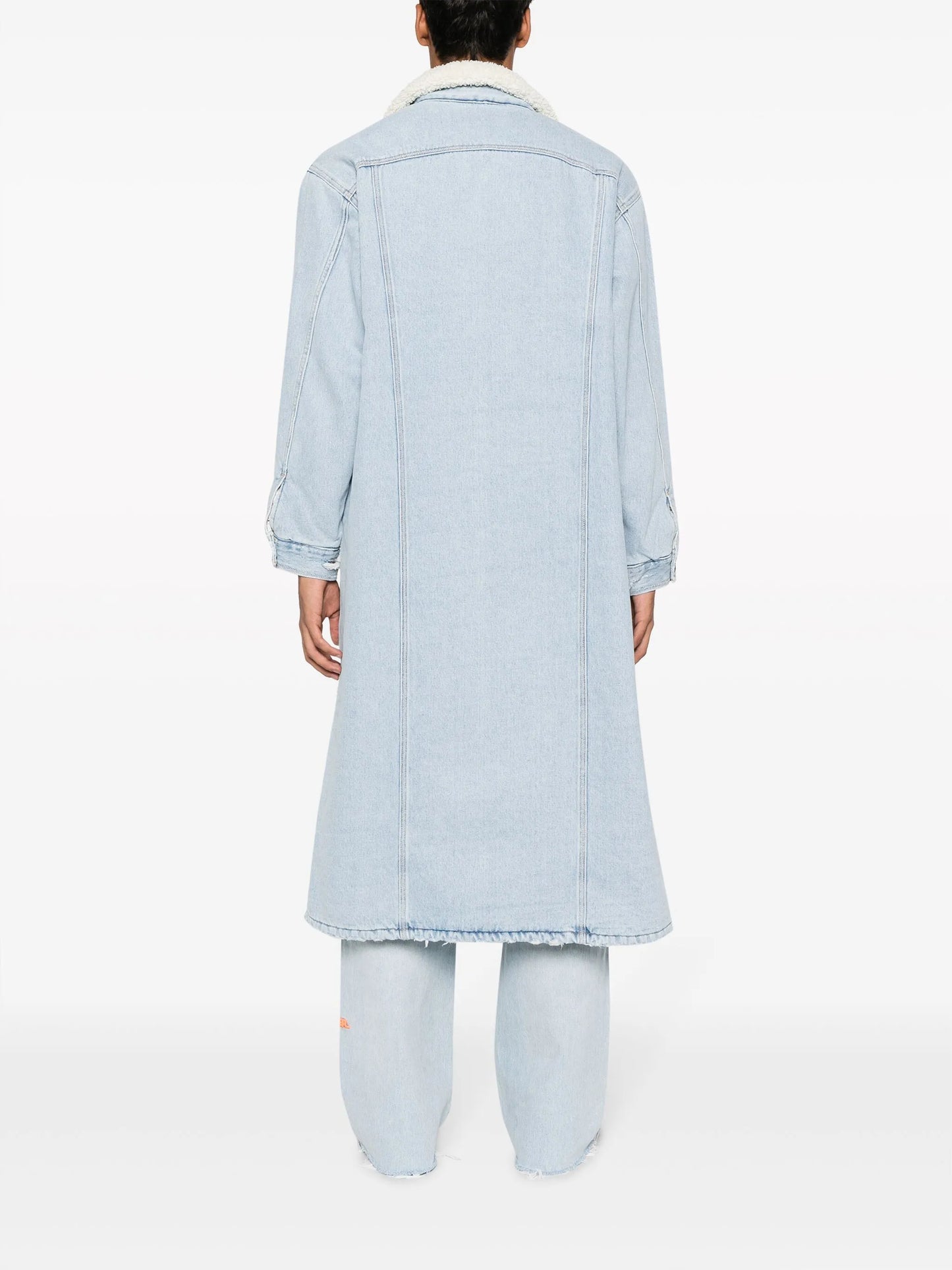 x Levi's sherpa-collar denim coat
