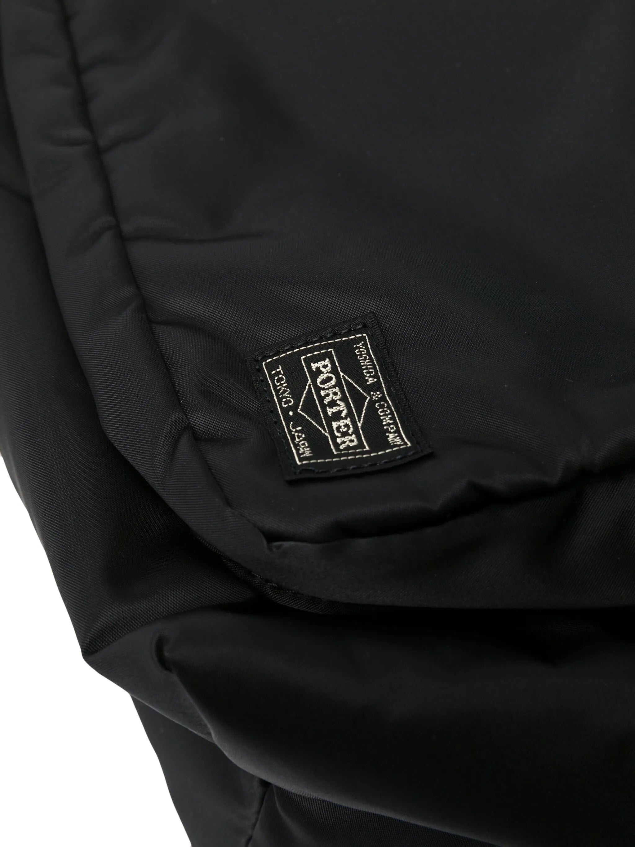 logo-patch canvas backpack