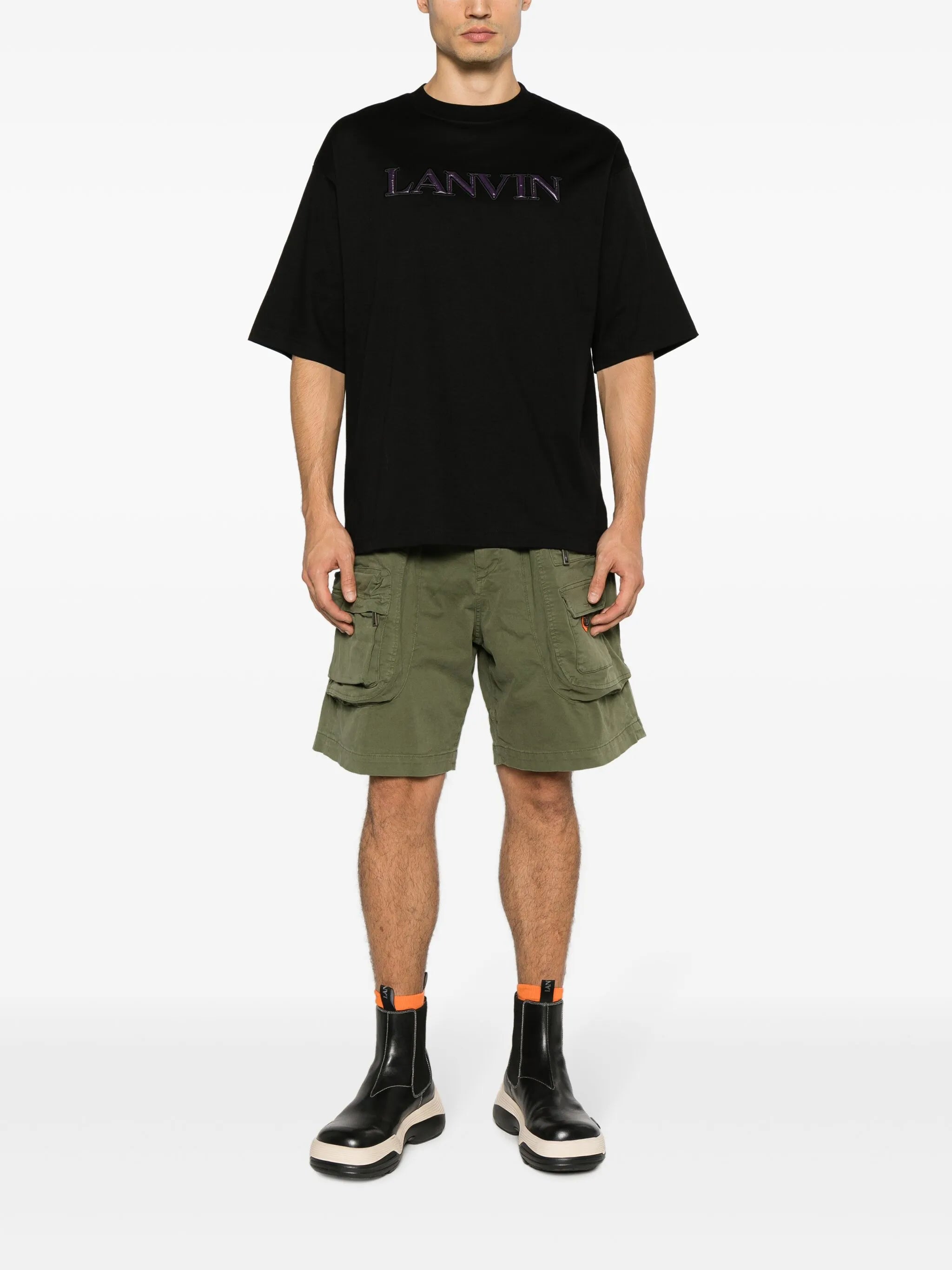 logo-appliqué cotton T-shirt