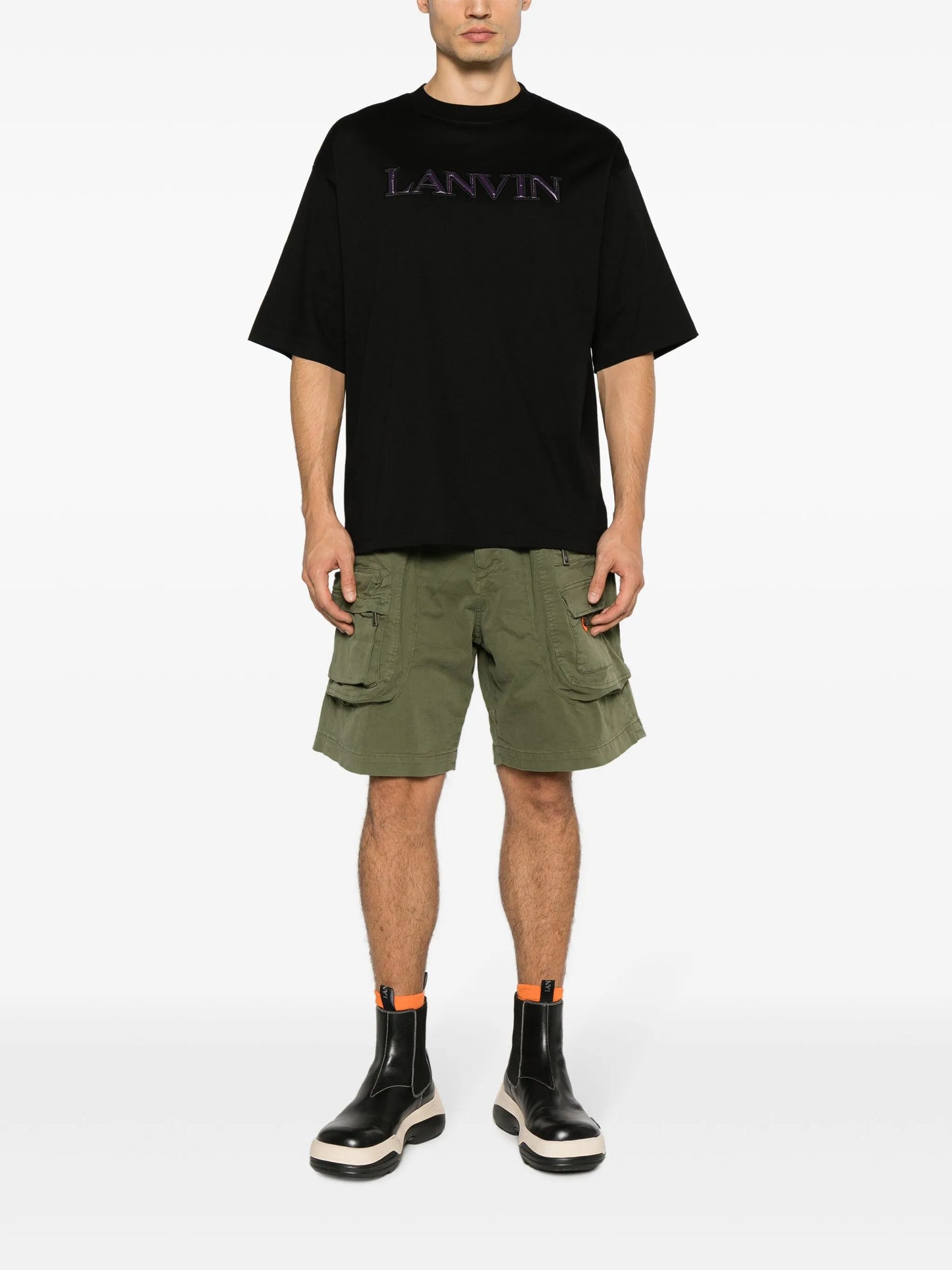 logo-appliqué cotton T-shirt