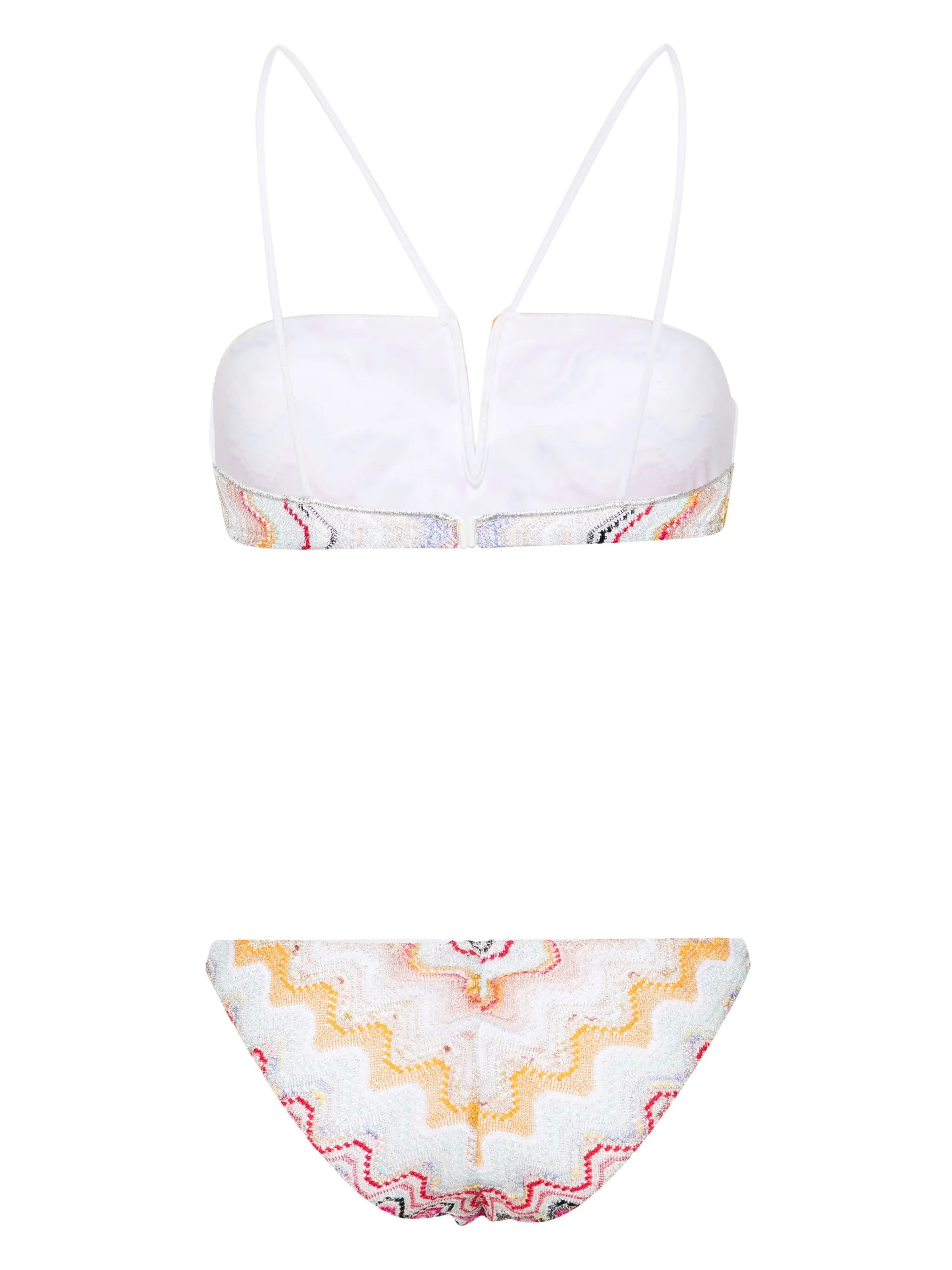 Wave knitted V-wire bikini