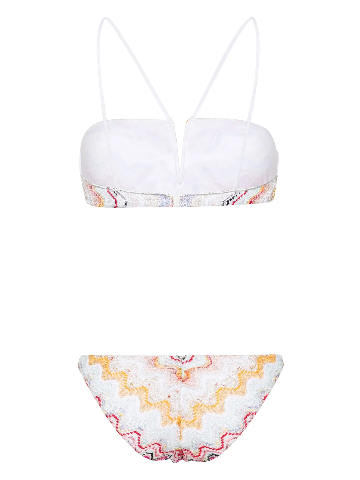 Wave knitted V-wire bikini