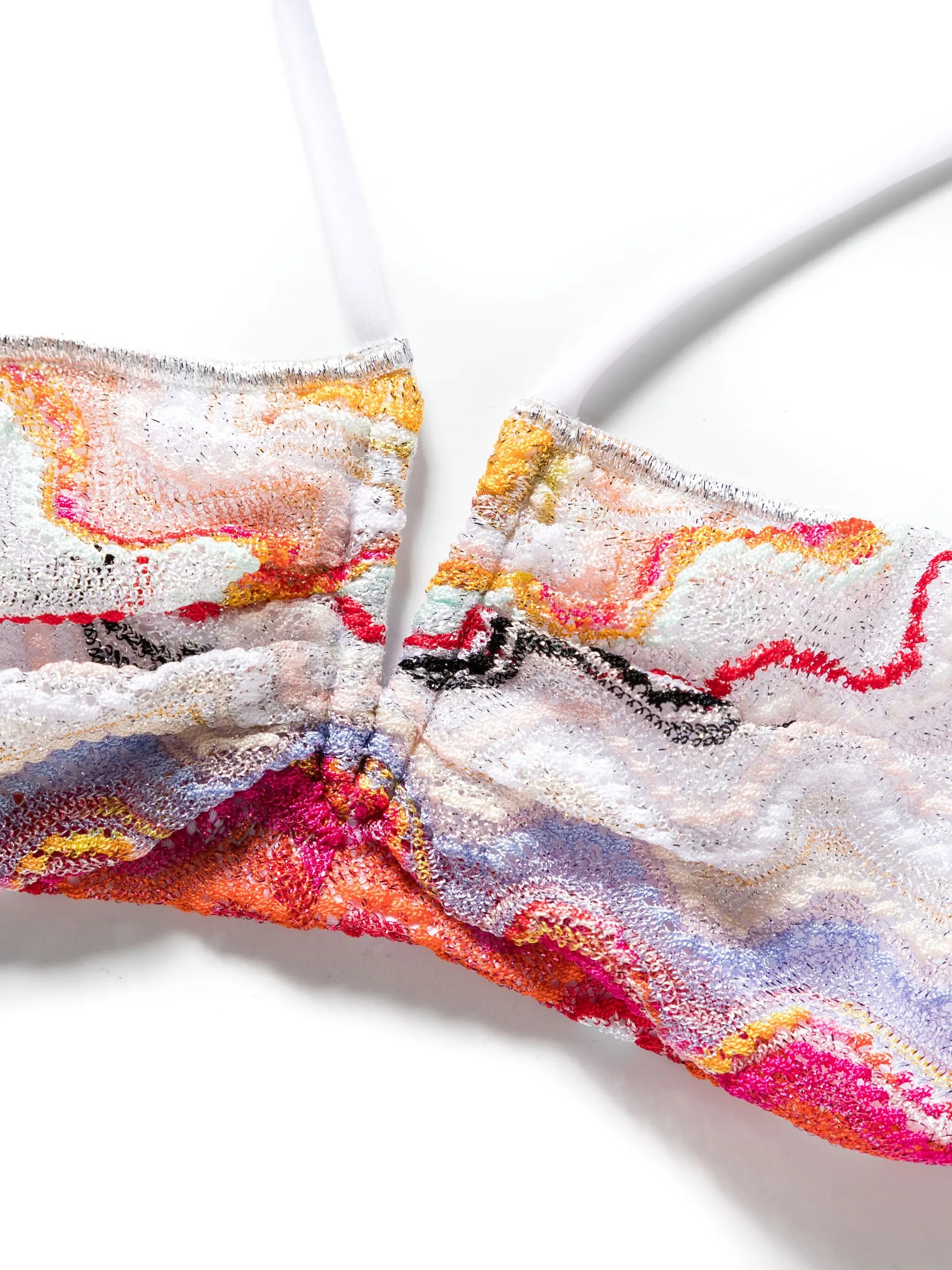 Wave knitted V-wire bikini