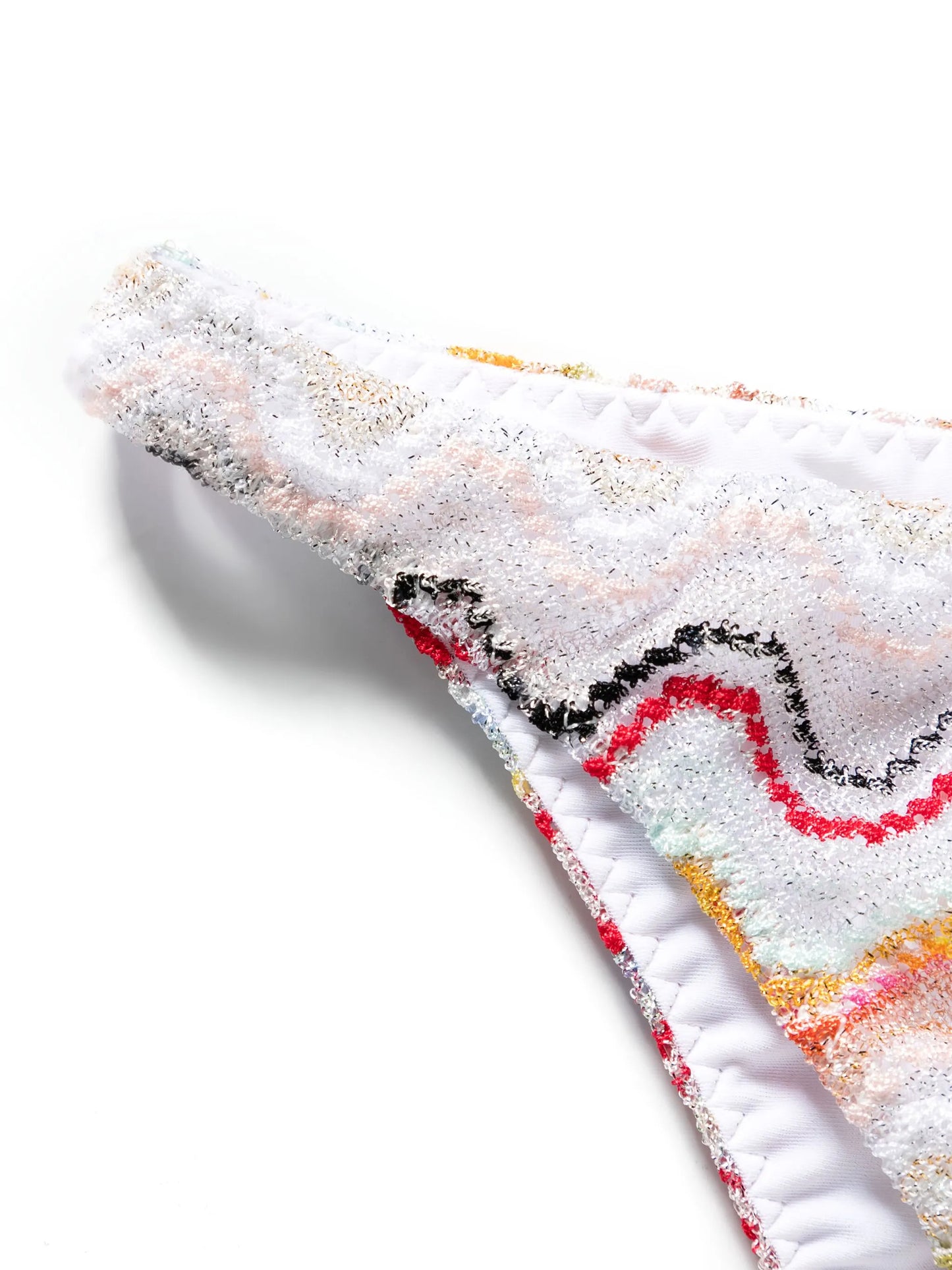 Wave knitted V-wire bikini