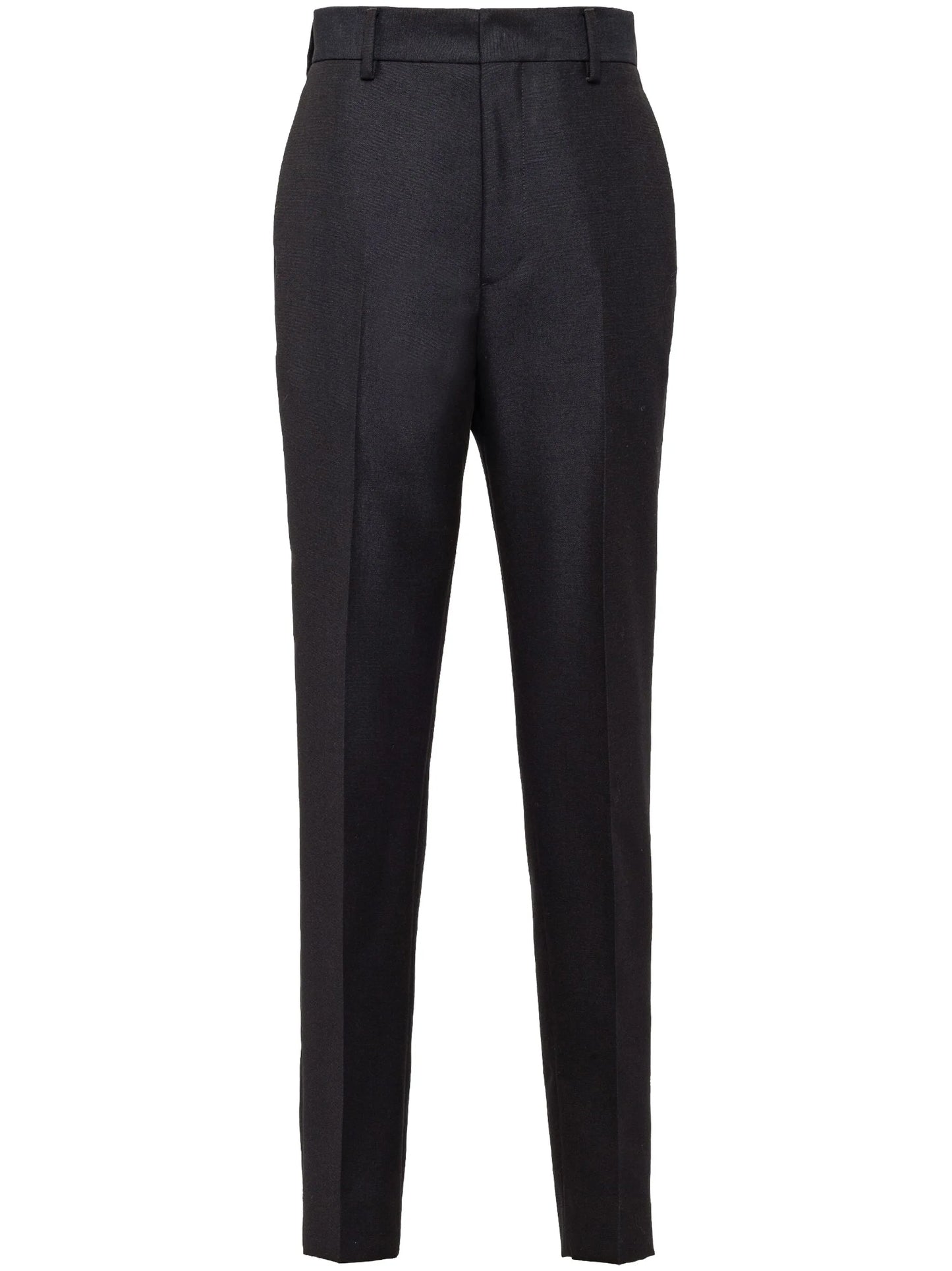 mid-rise tailored trousers