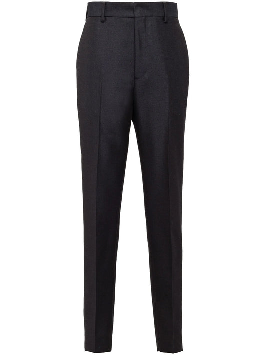mid-rise tailored trousers