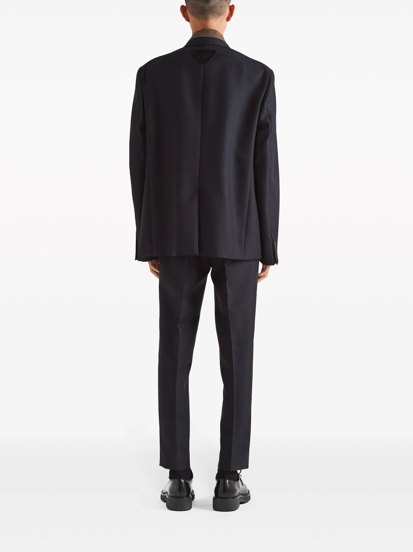 mid-rise tailored trousers