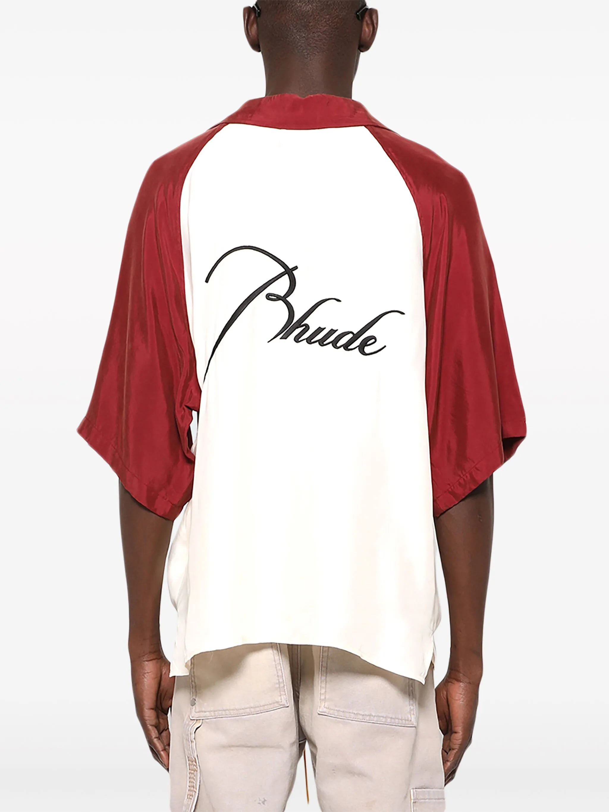 logo-embroidered cotton shirt