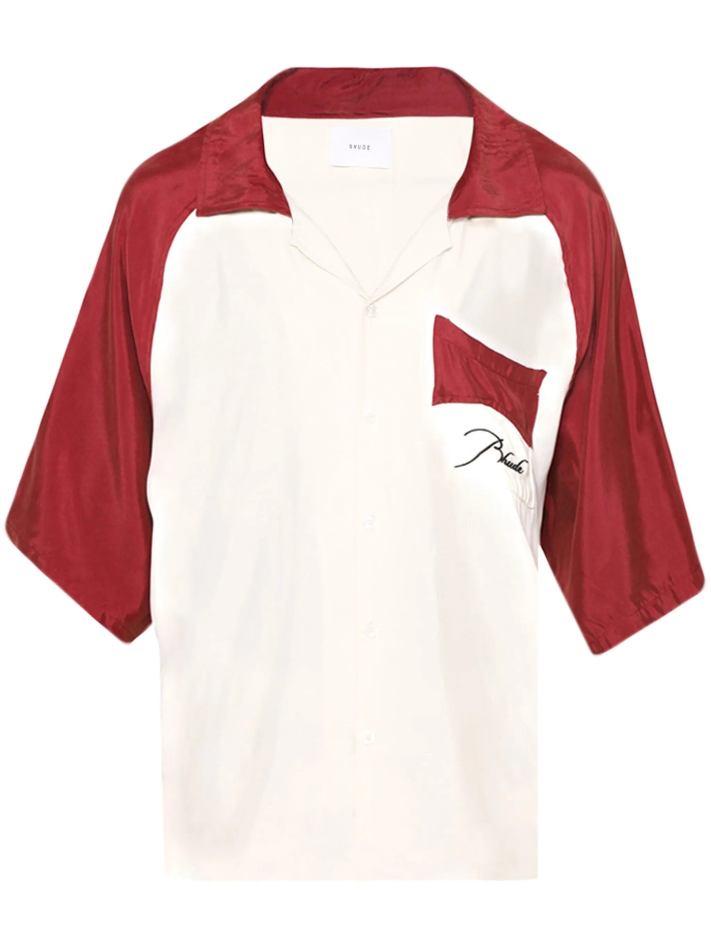 logo-embroidered cotton shirt