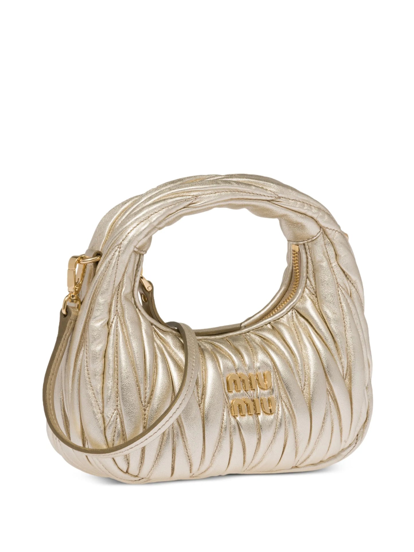 Wander matelassé mini shoulder bag