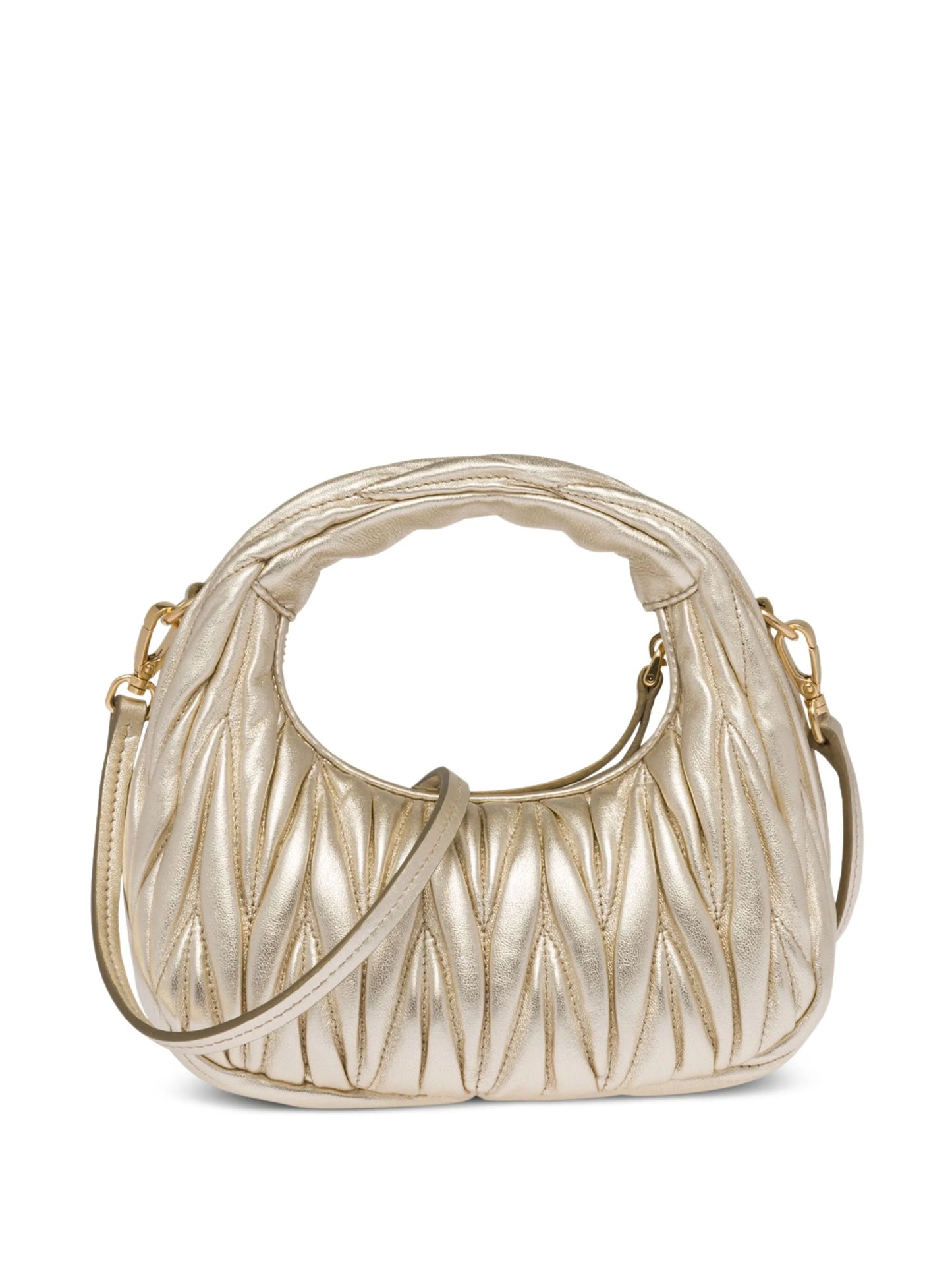 Wander matelassé mini shoulder bag