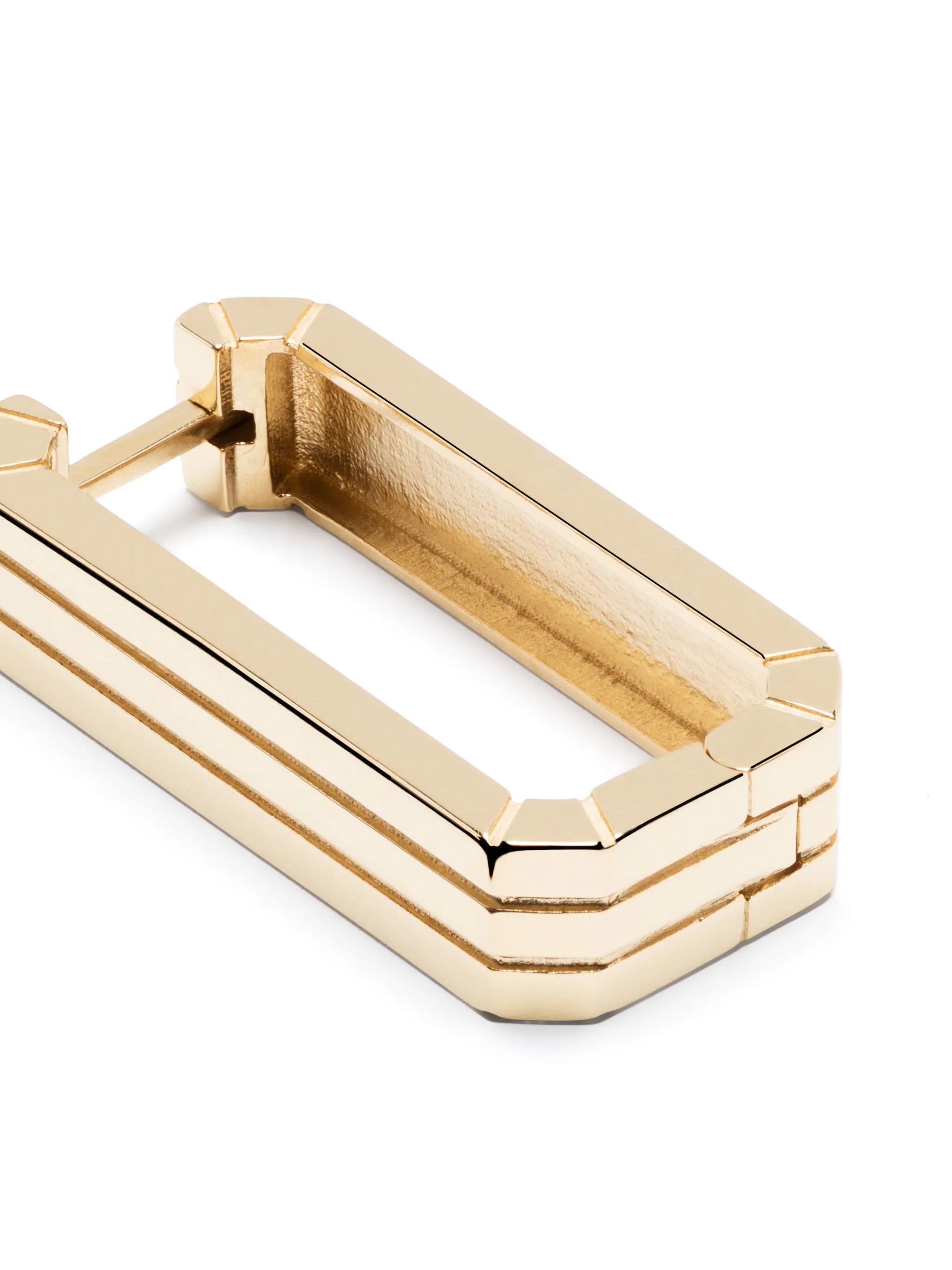 18kt yellow-gold Long Candy hoop earring