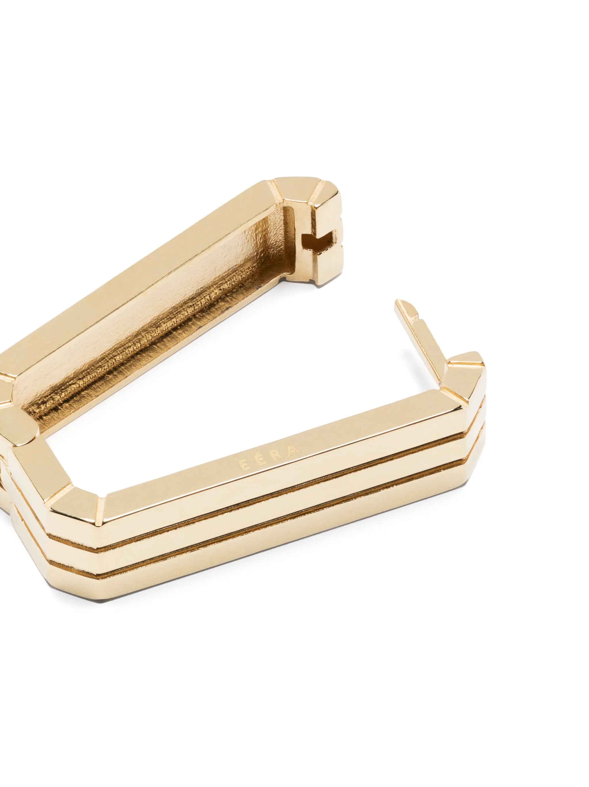 18kt yellow-gold Long Candy hoop earring