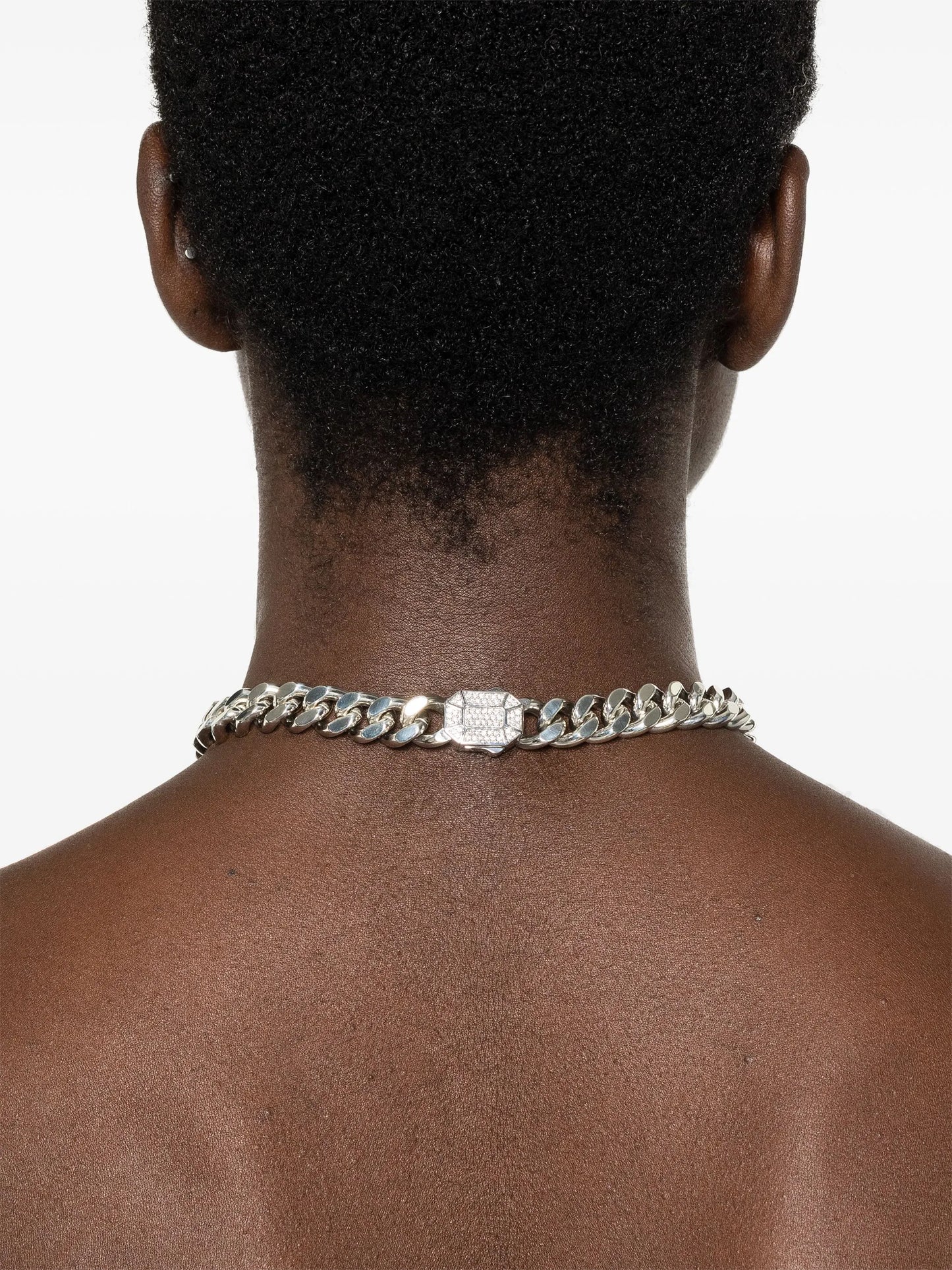 18kt white gold Dimitri diamond necklace