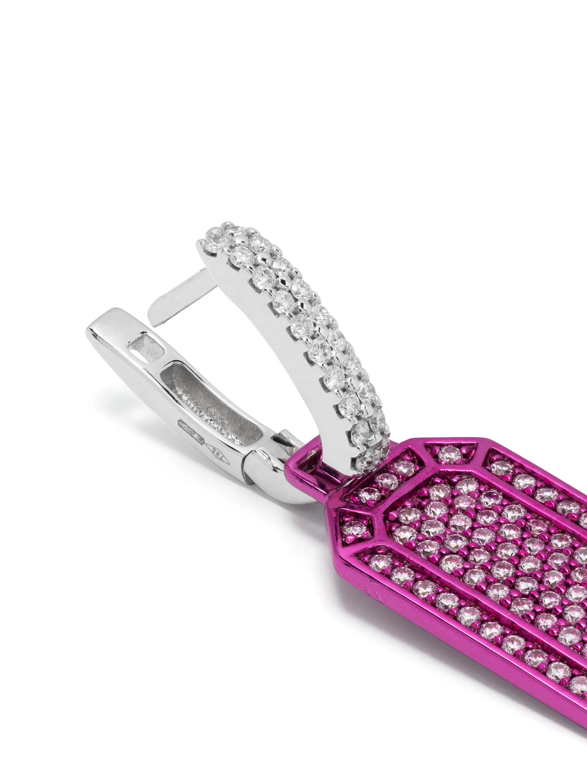 18kt white gold small Tokyo diamond earring