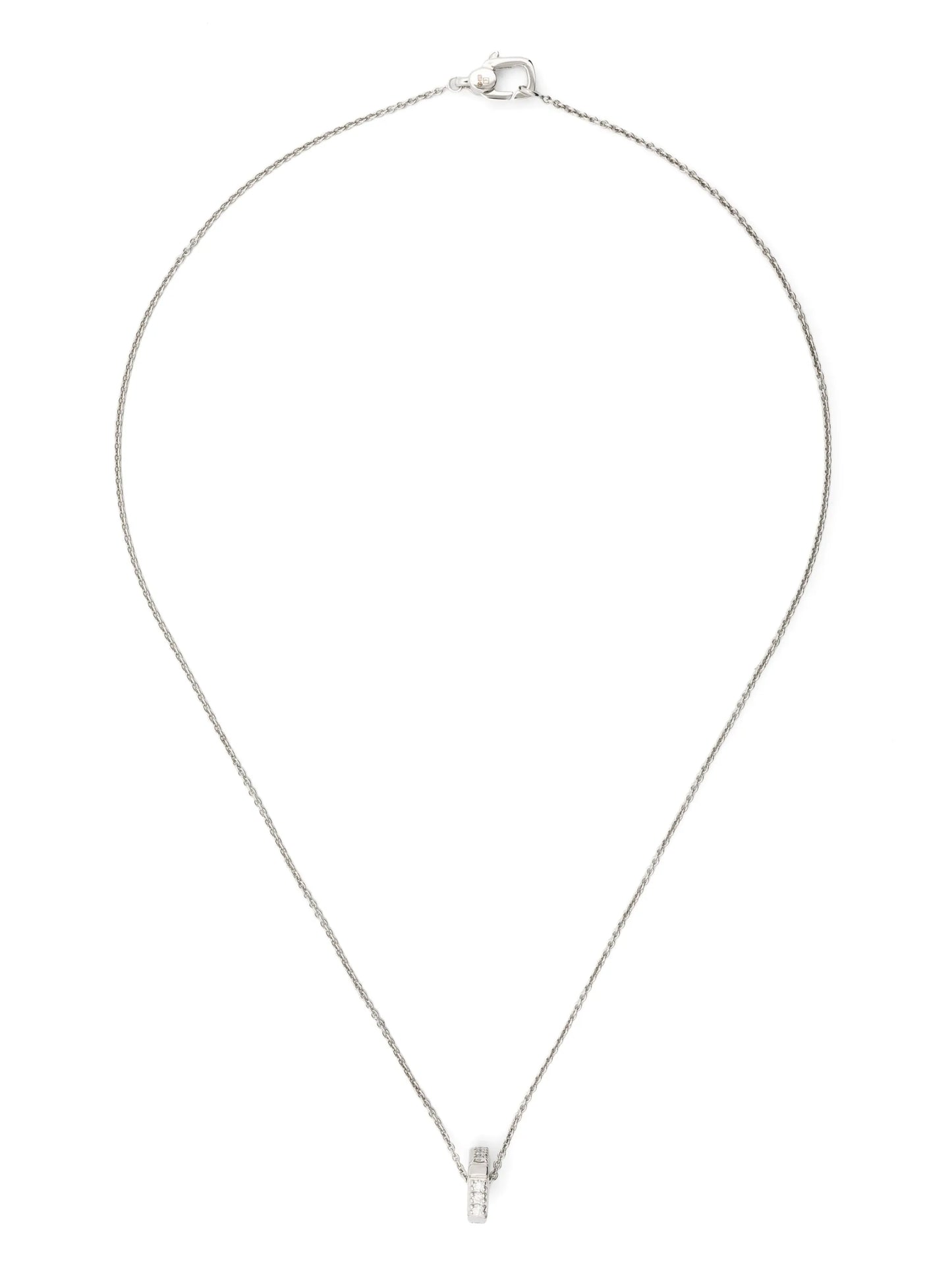 18kt white-gold Dado diamond necklace