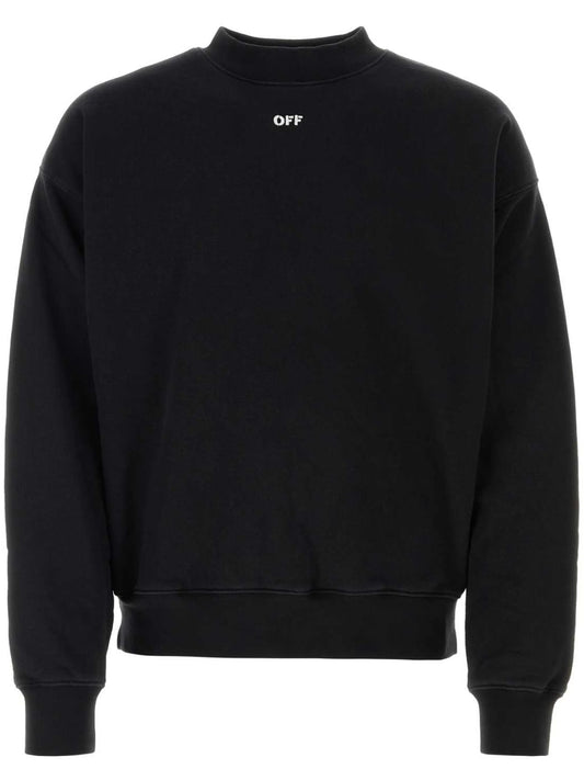 Arrows-embroidered cotton sweatshirt