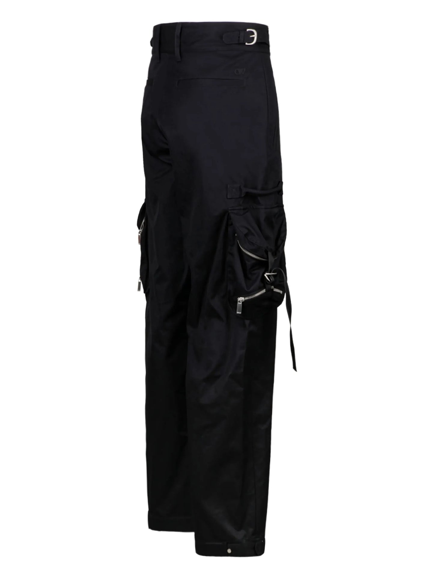 straight-leg cargo trousers