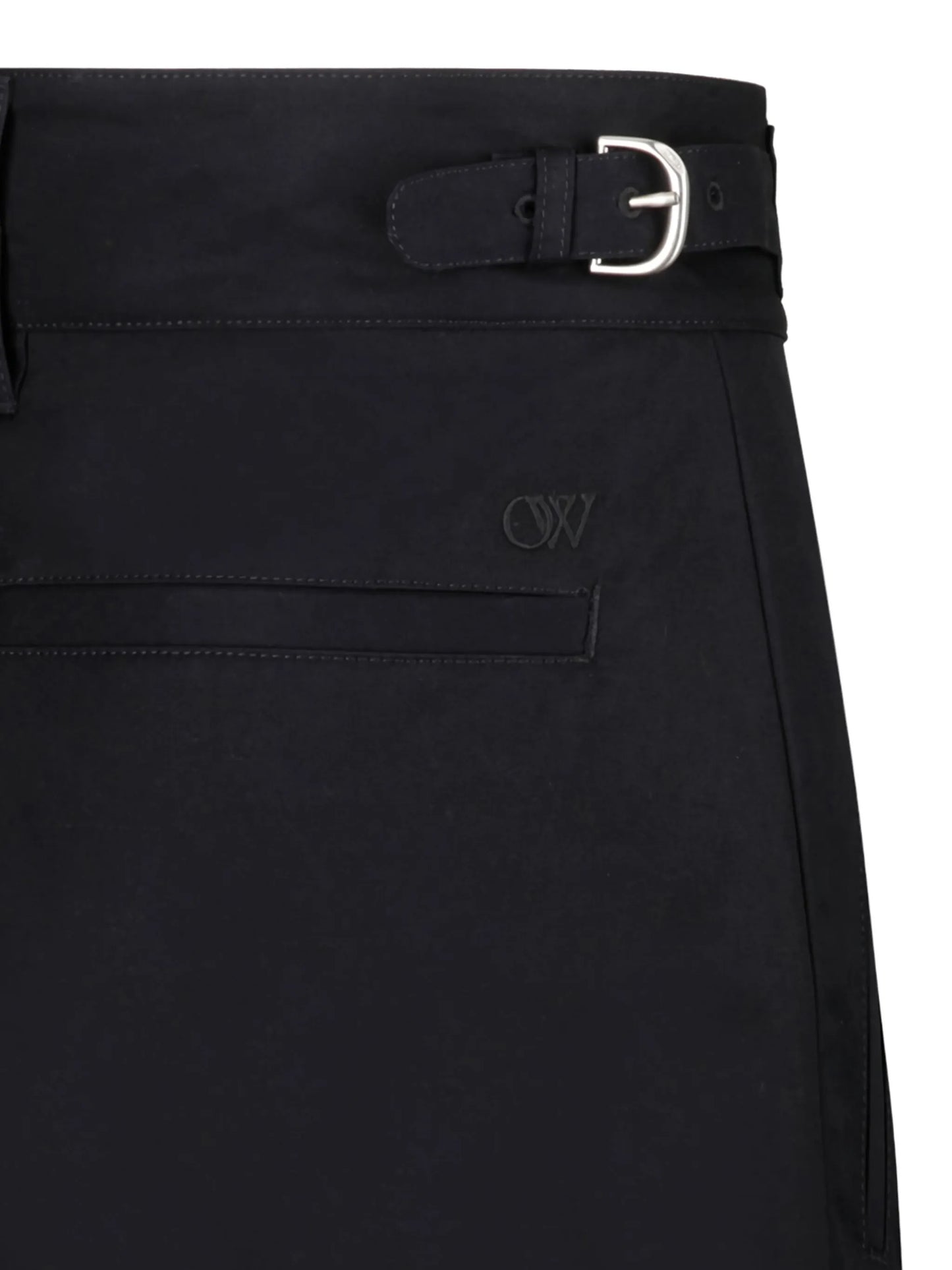 straight-leg cargo trousers