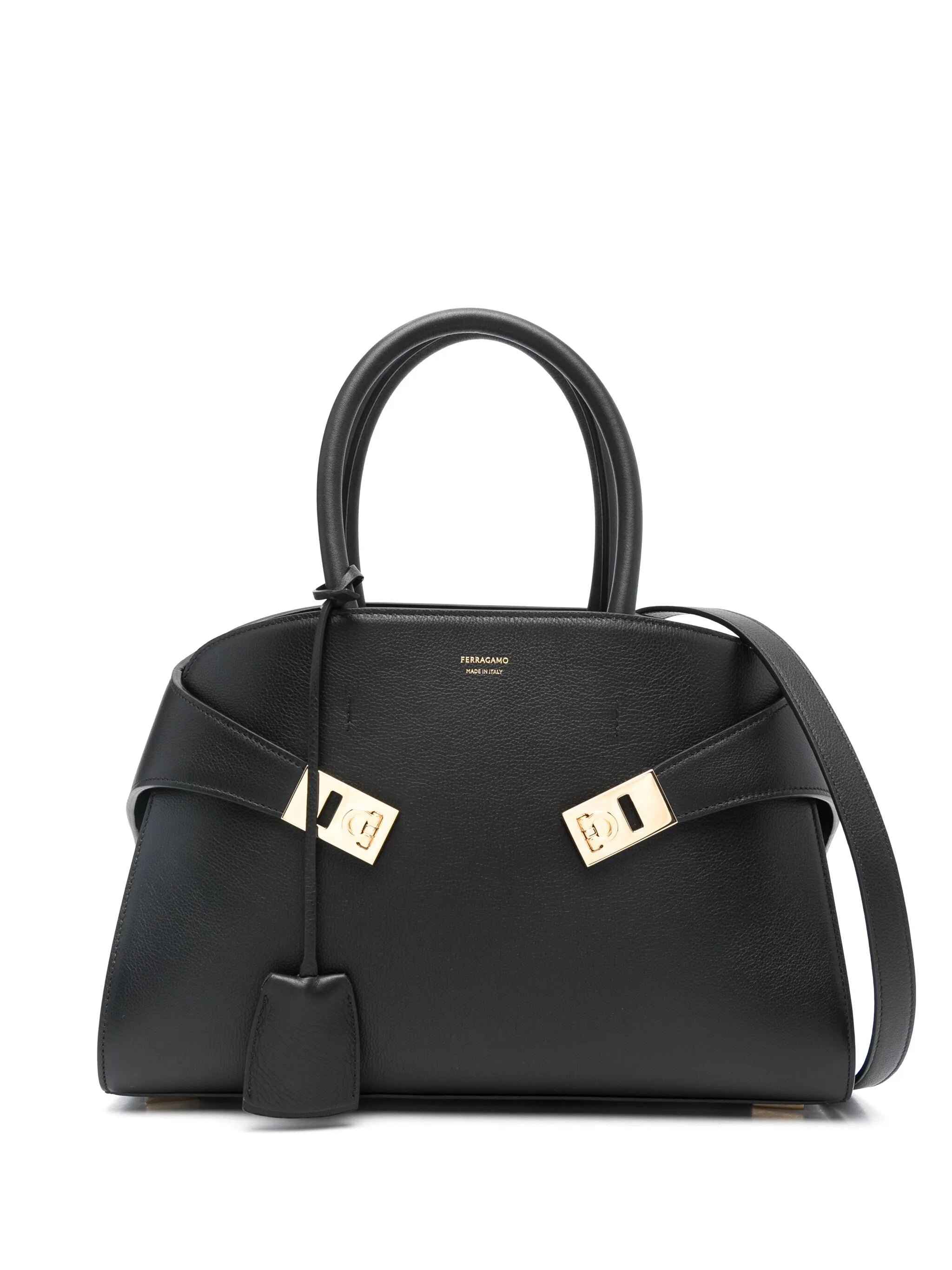 medium Hug Gancini-buckle tote bag
