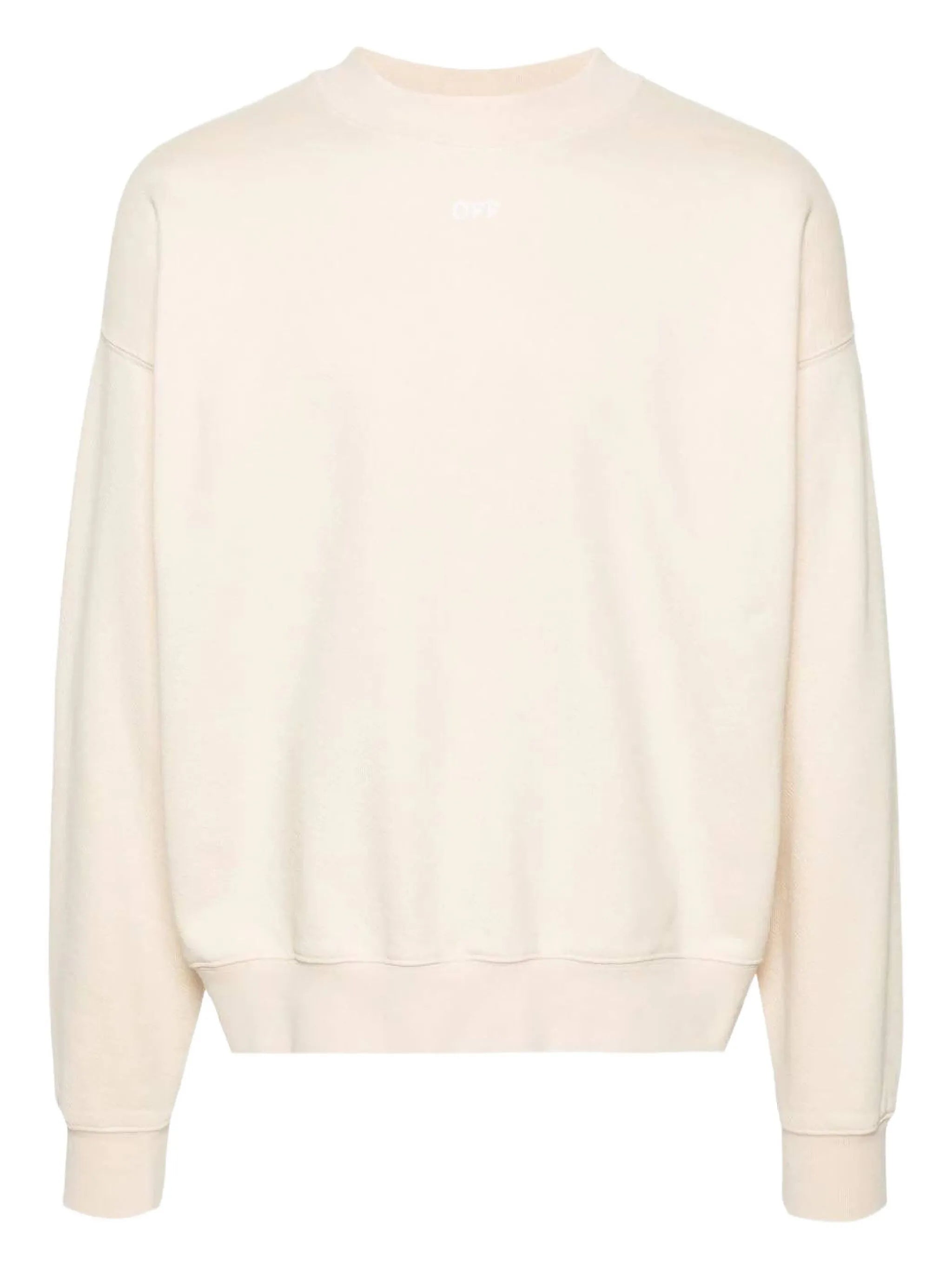 Arrows-embroidered cotton sweatshirt