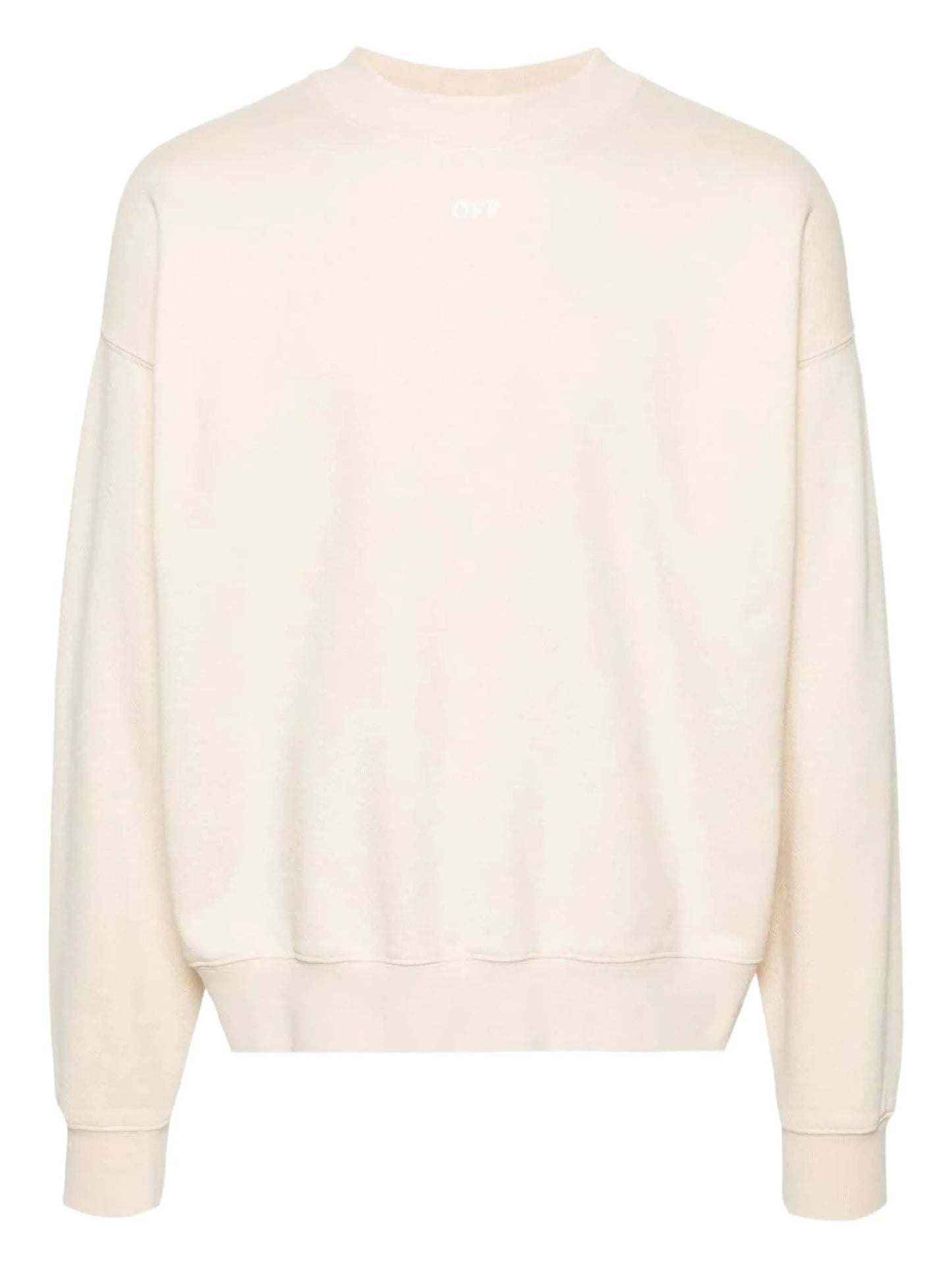 Arrows-embroidered cotton sweatshirt