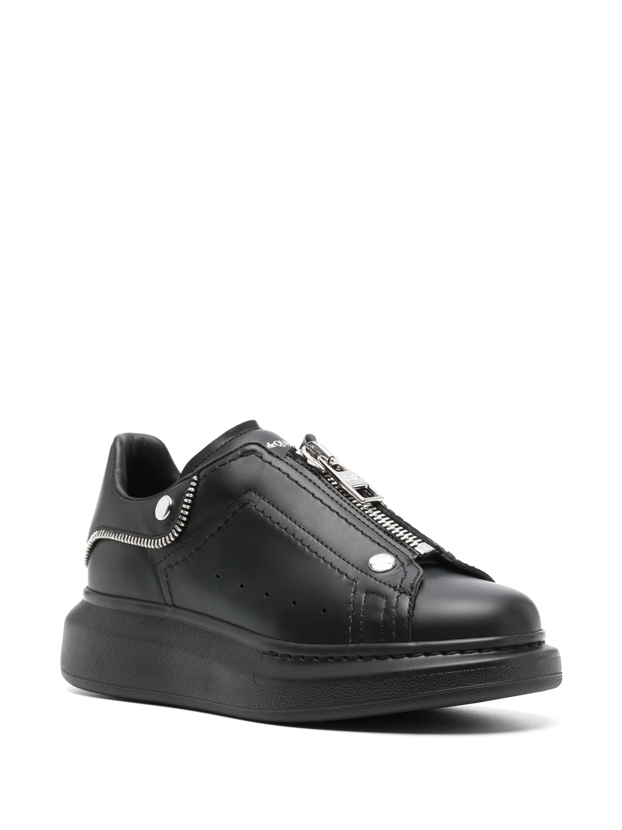 Oversized zip-up sneakers