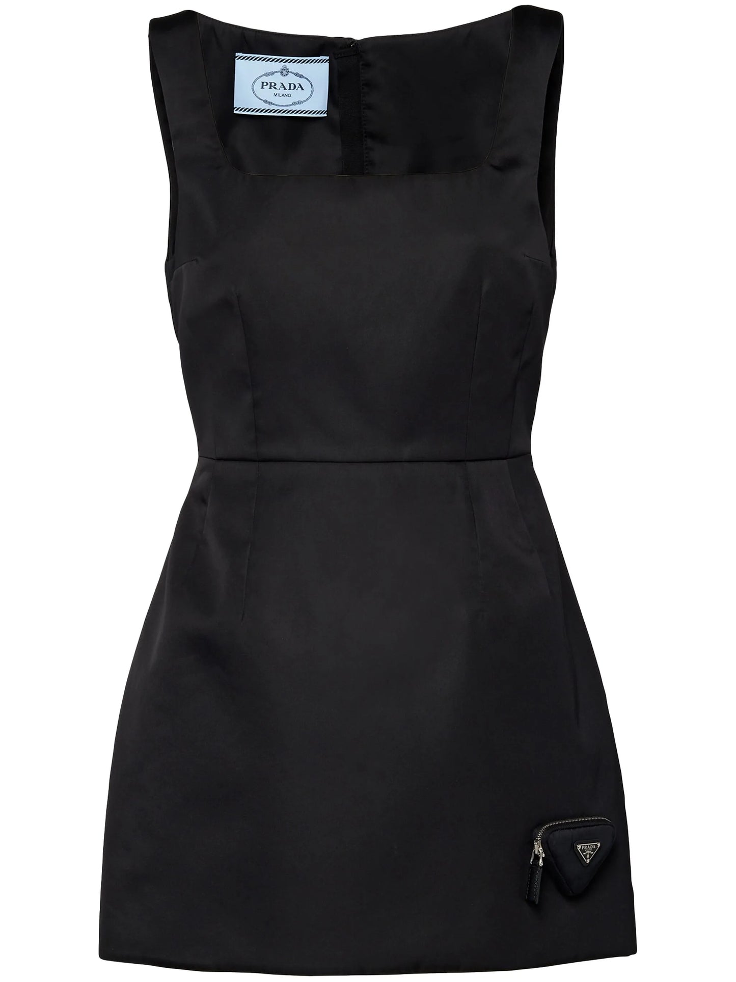 Re-Nylon triangle-logo minidress