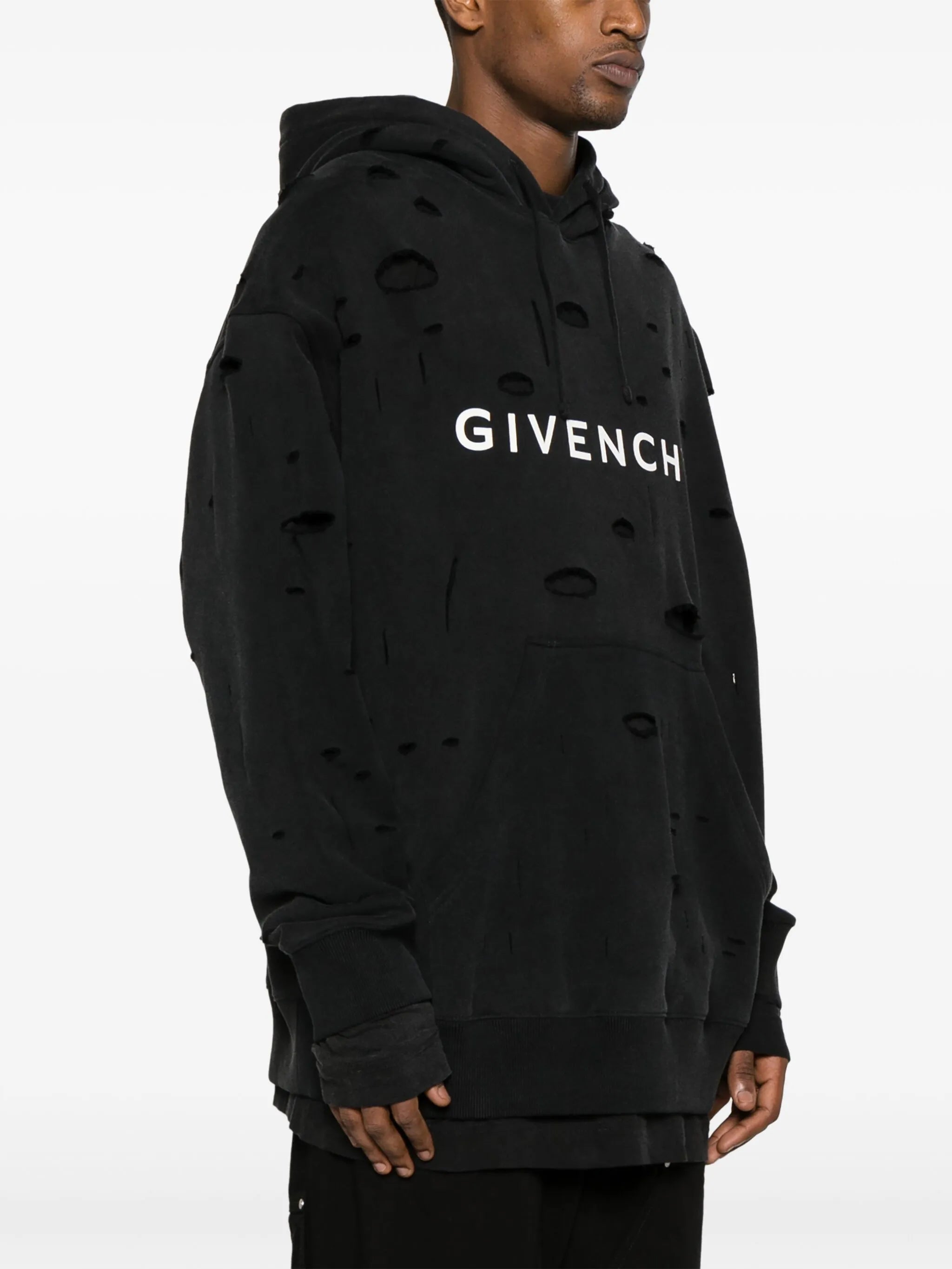 logo-print hoodie