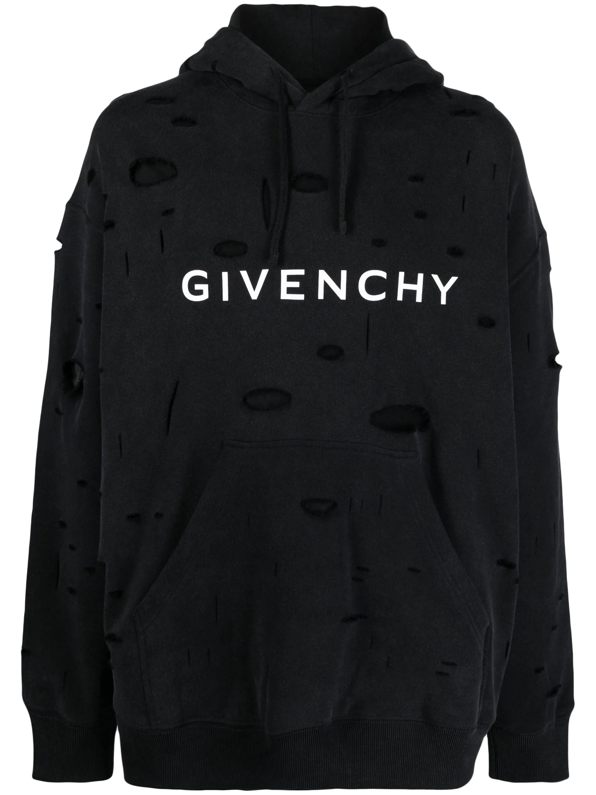 logo-print hoodie