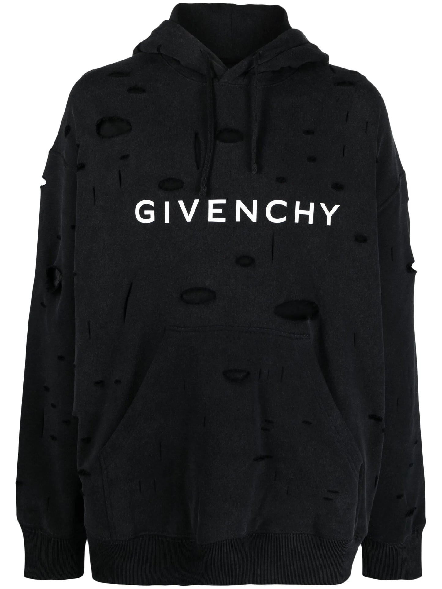 logo-print hoodie