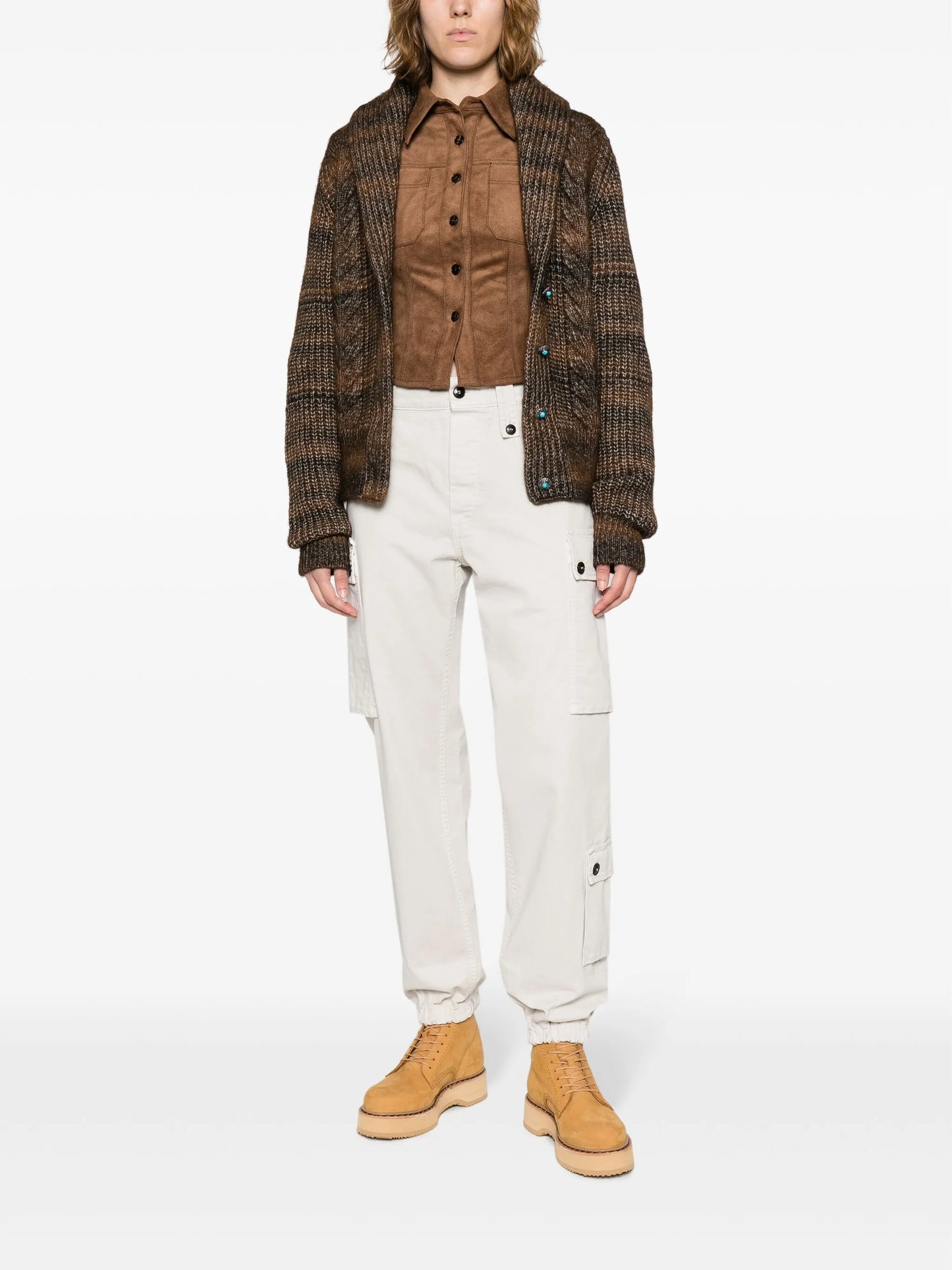 Jodi tapered-leg cargo jeans