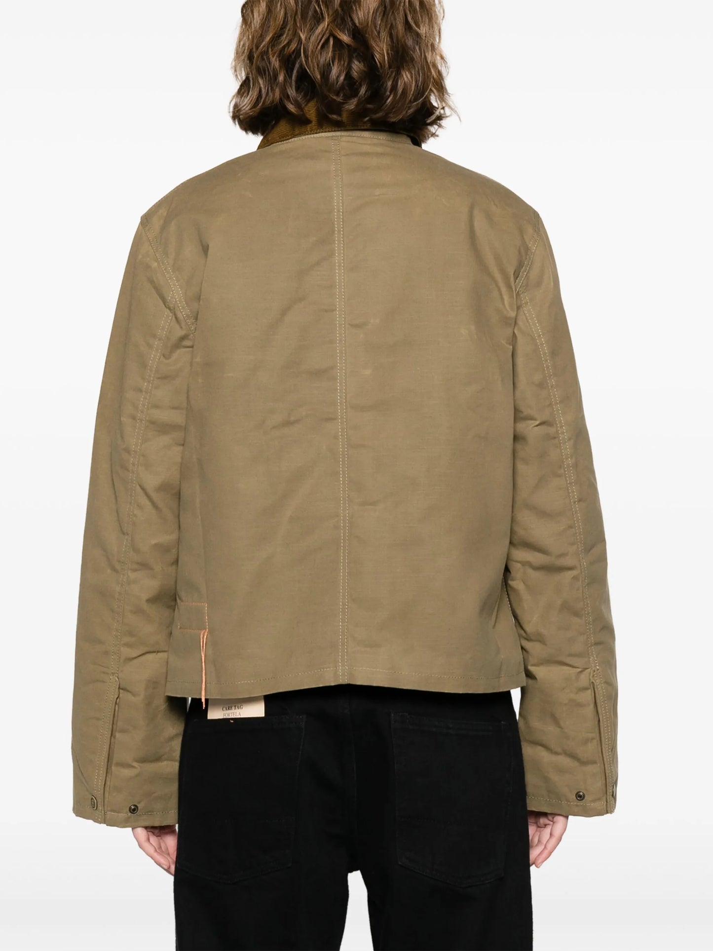 Fleur coated cotton jacket