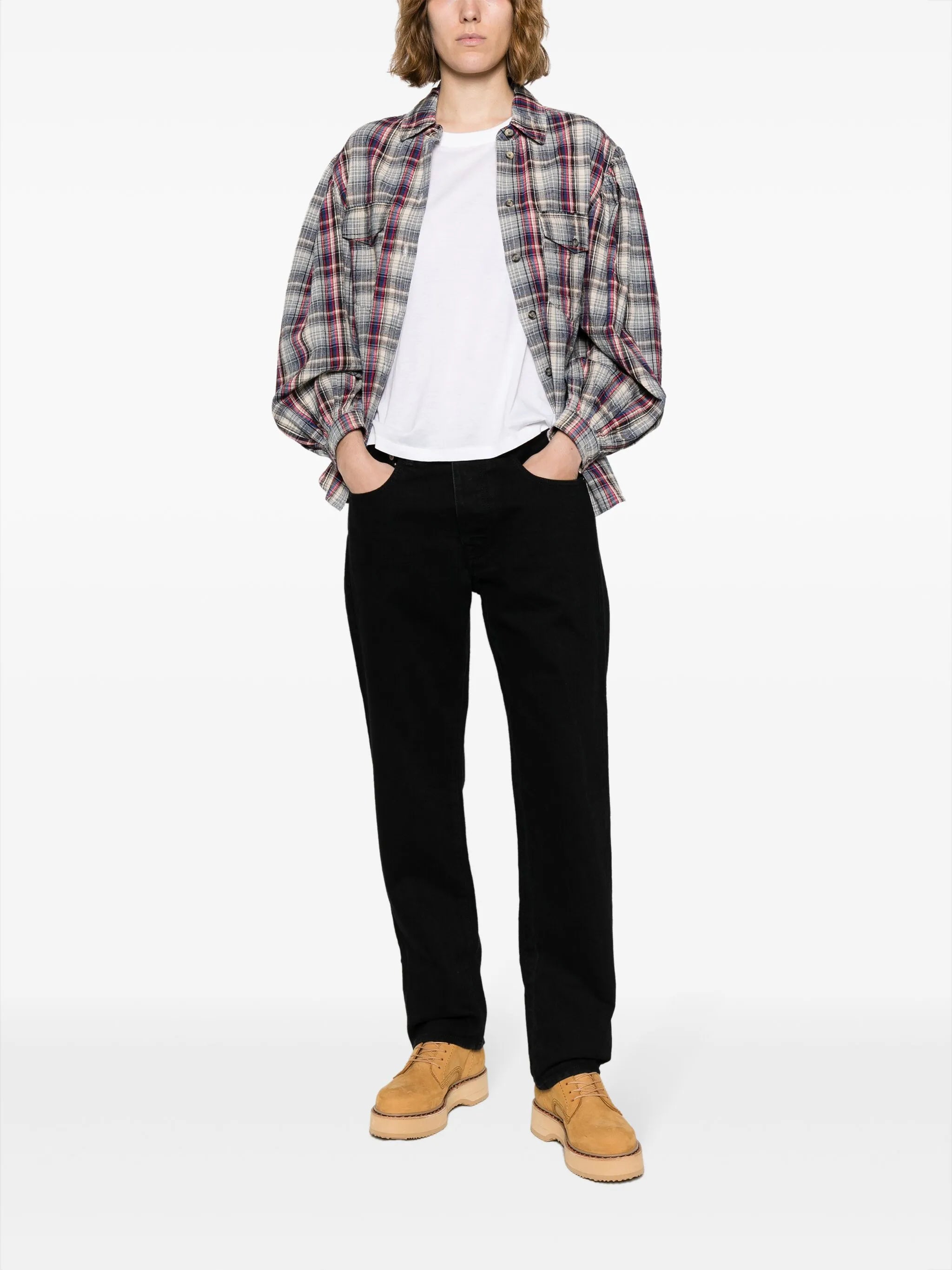 John boyfriend-cut cotton jeans