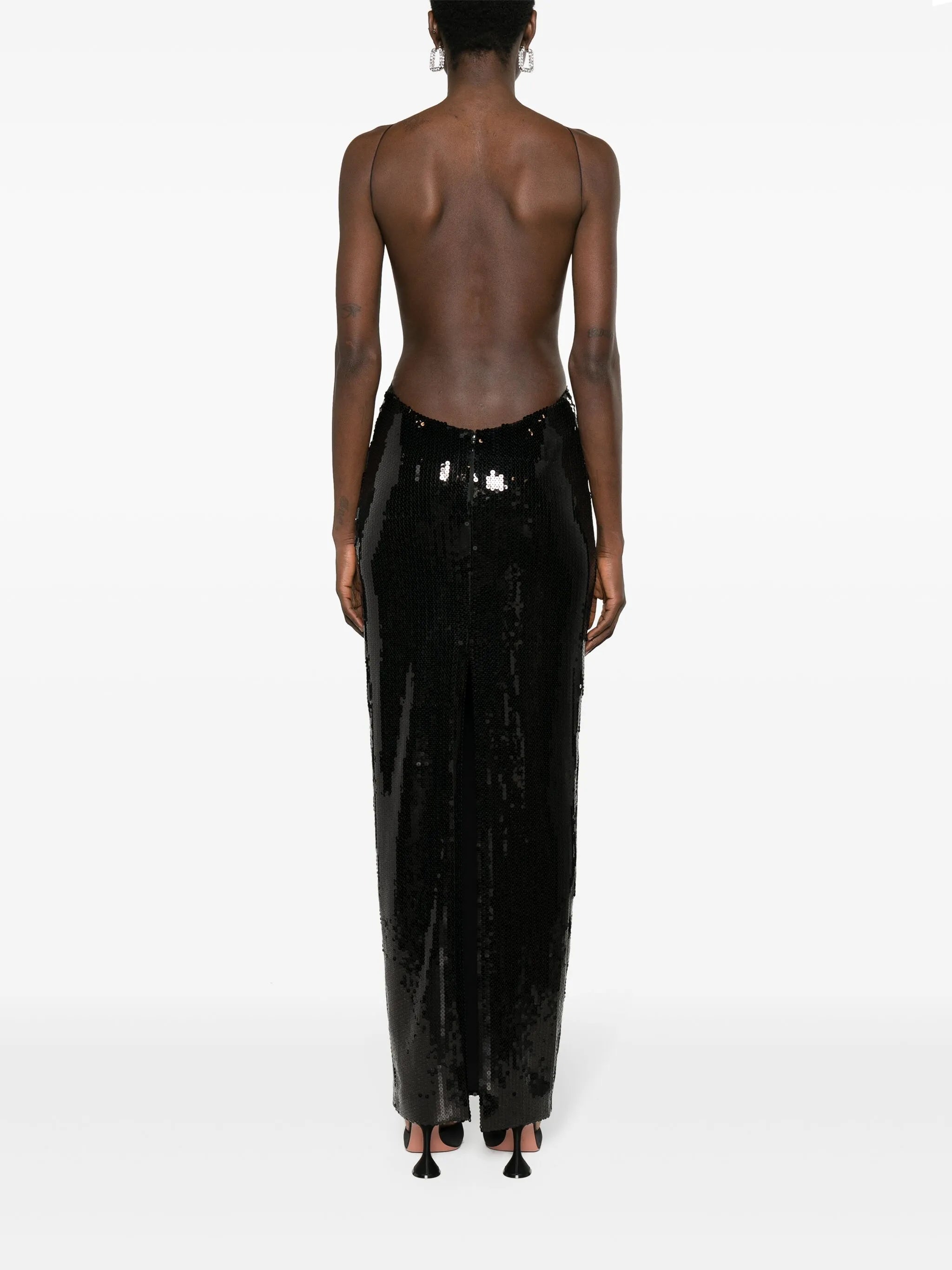 Elsa sequinned maxi dress