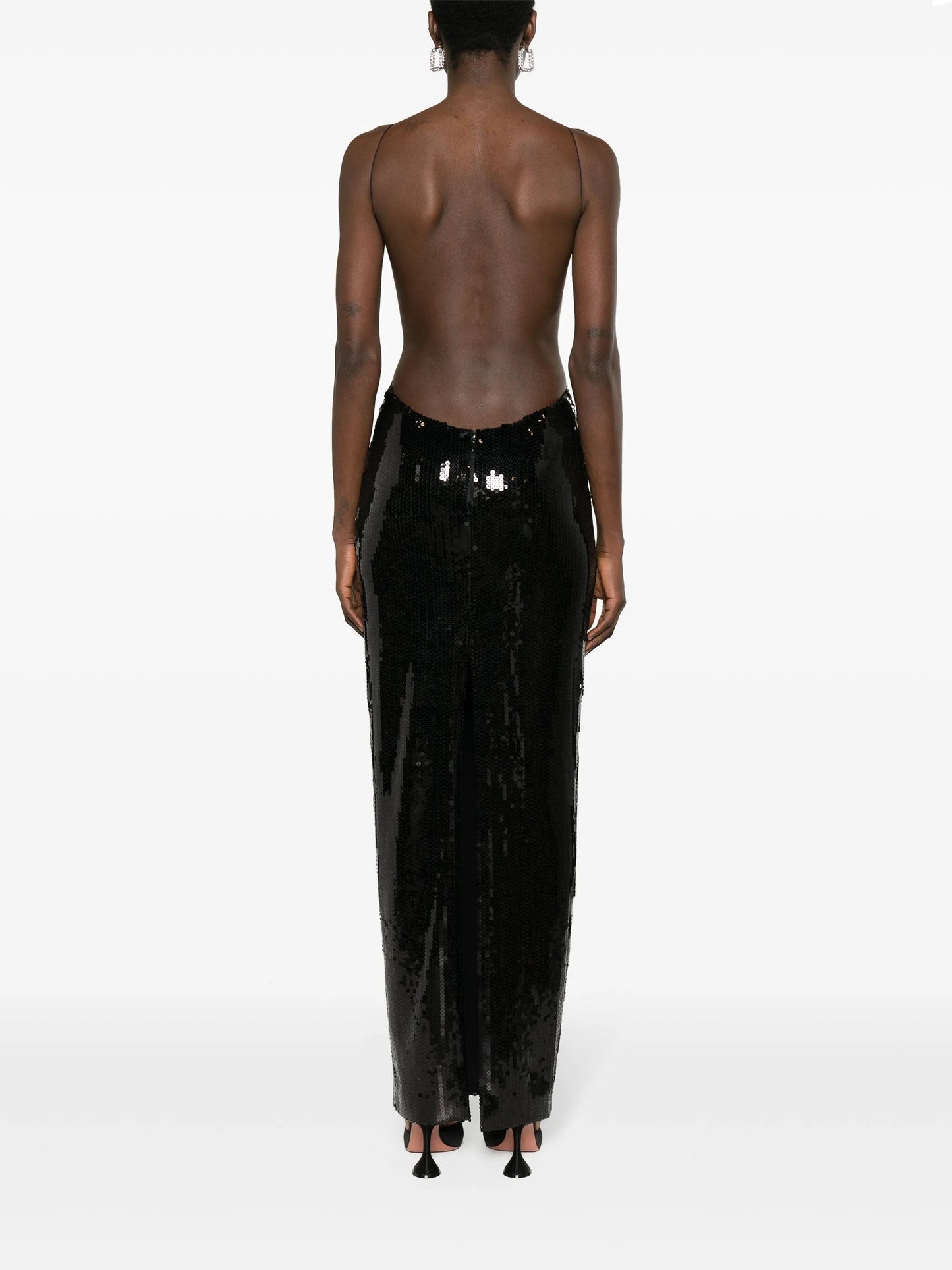 Elsa sequinned maxi dress