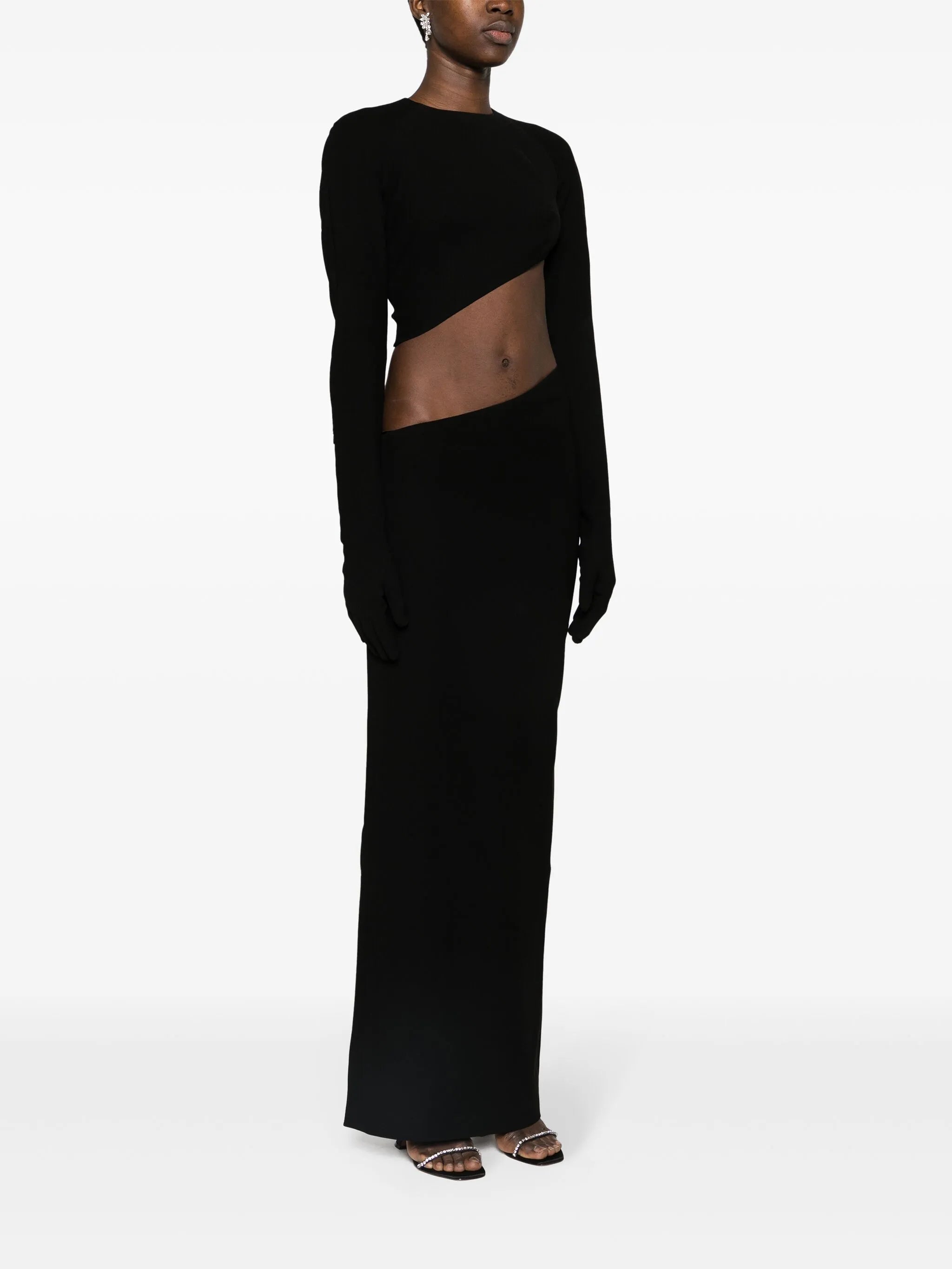 Gisele cut-out gown