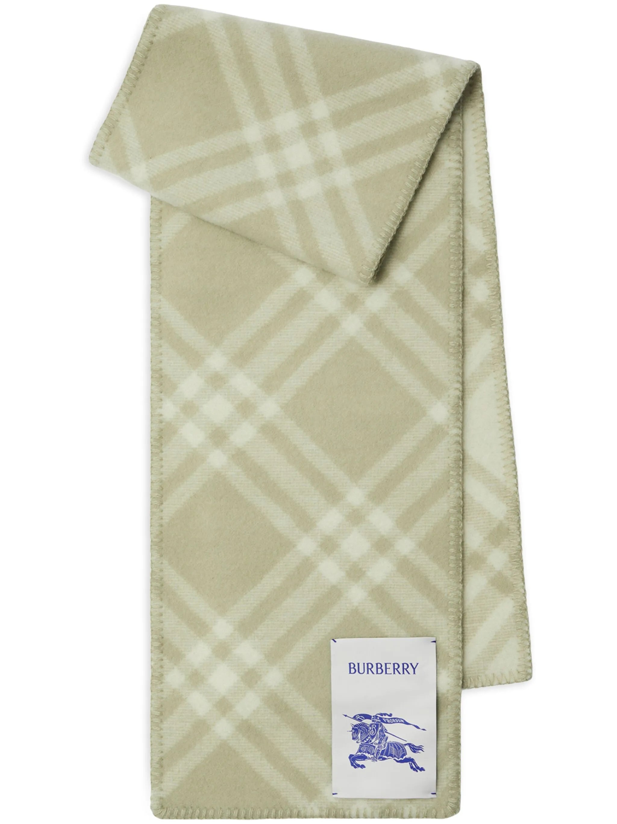 Vintage Check wool scarf