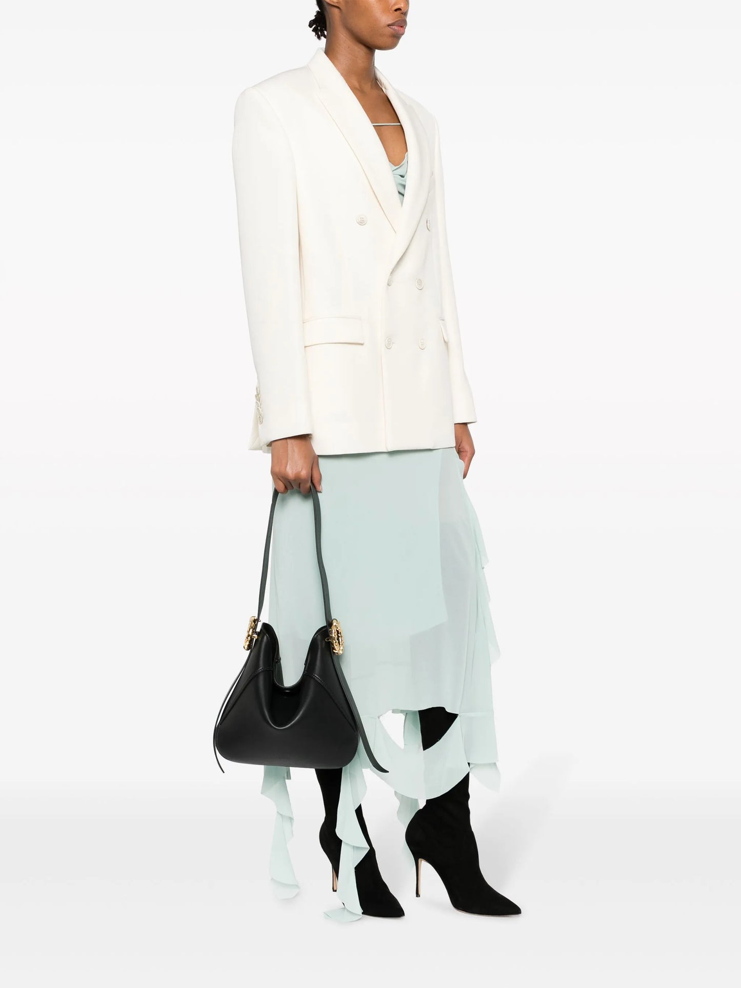 Melodie leather shoulder bag