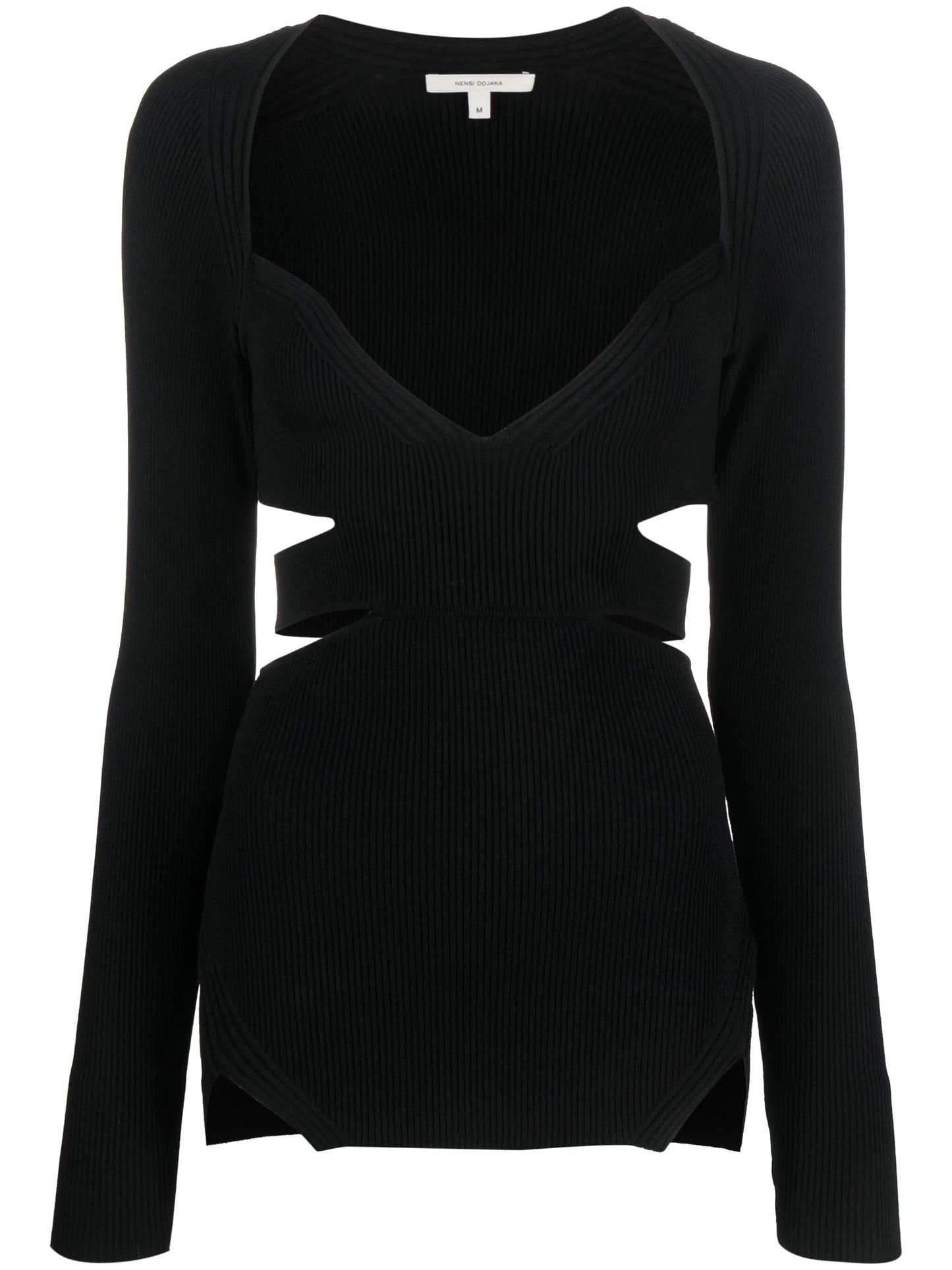 cut-out knitted top
