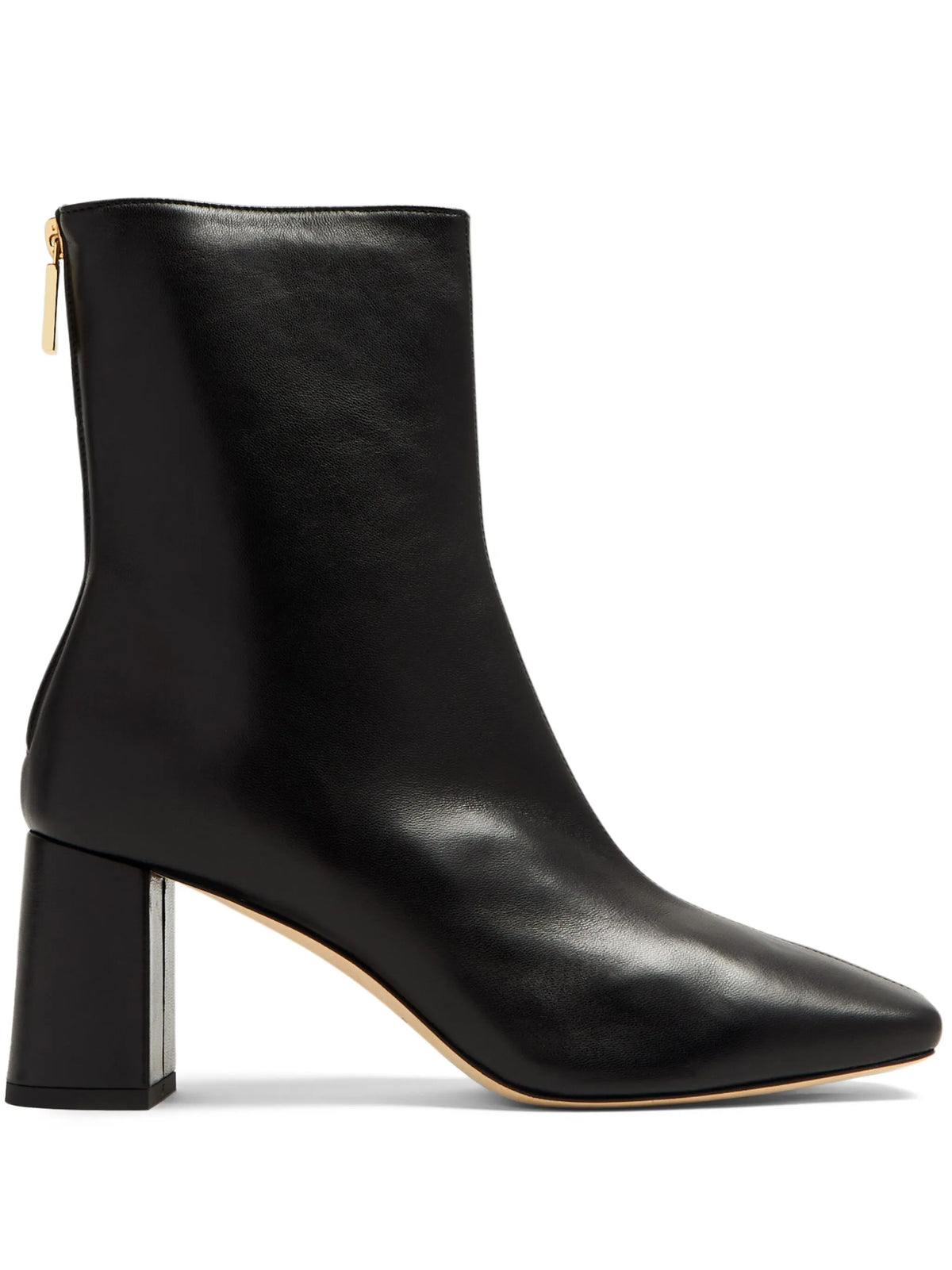 Cube 70mm leather ankle boots