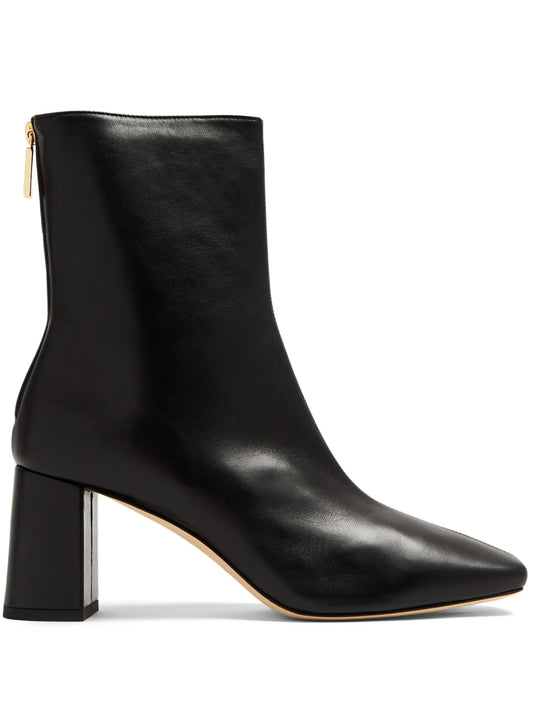 Cube 70mm leather ankle boots
