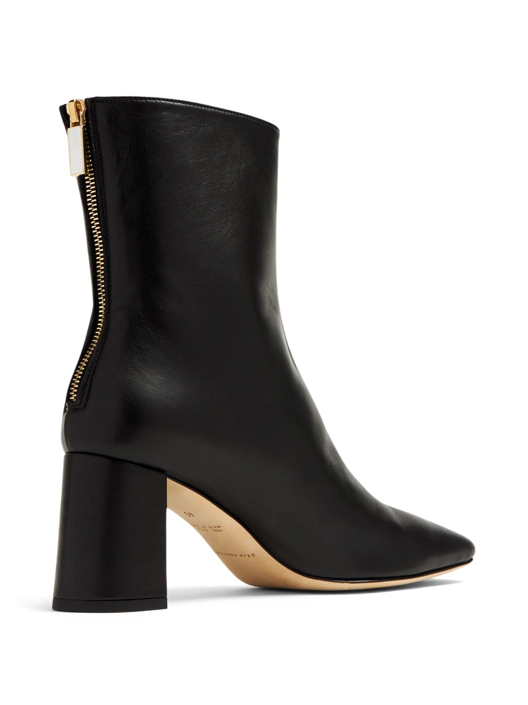 Cube 70mm leather ankle boots