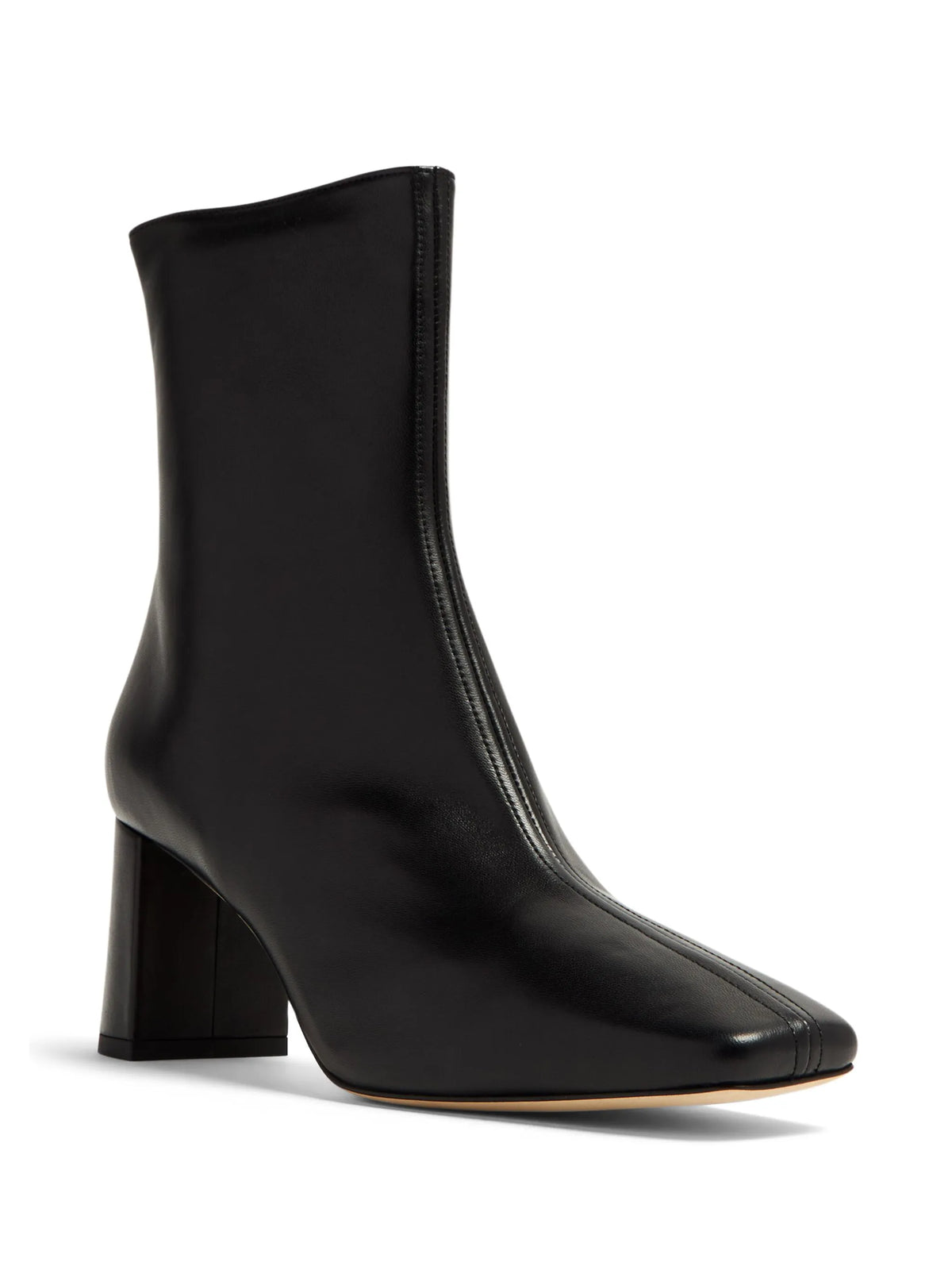 Cube 70mm leather ankle boots